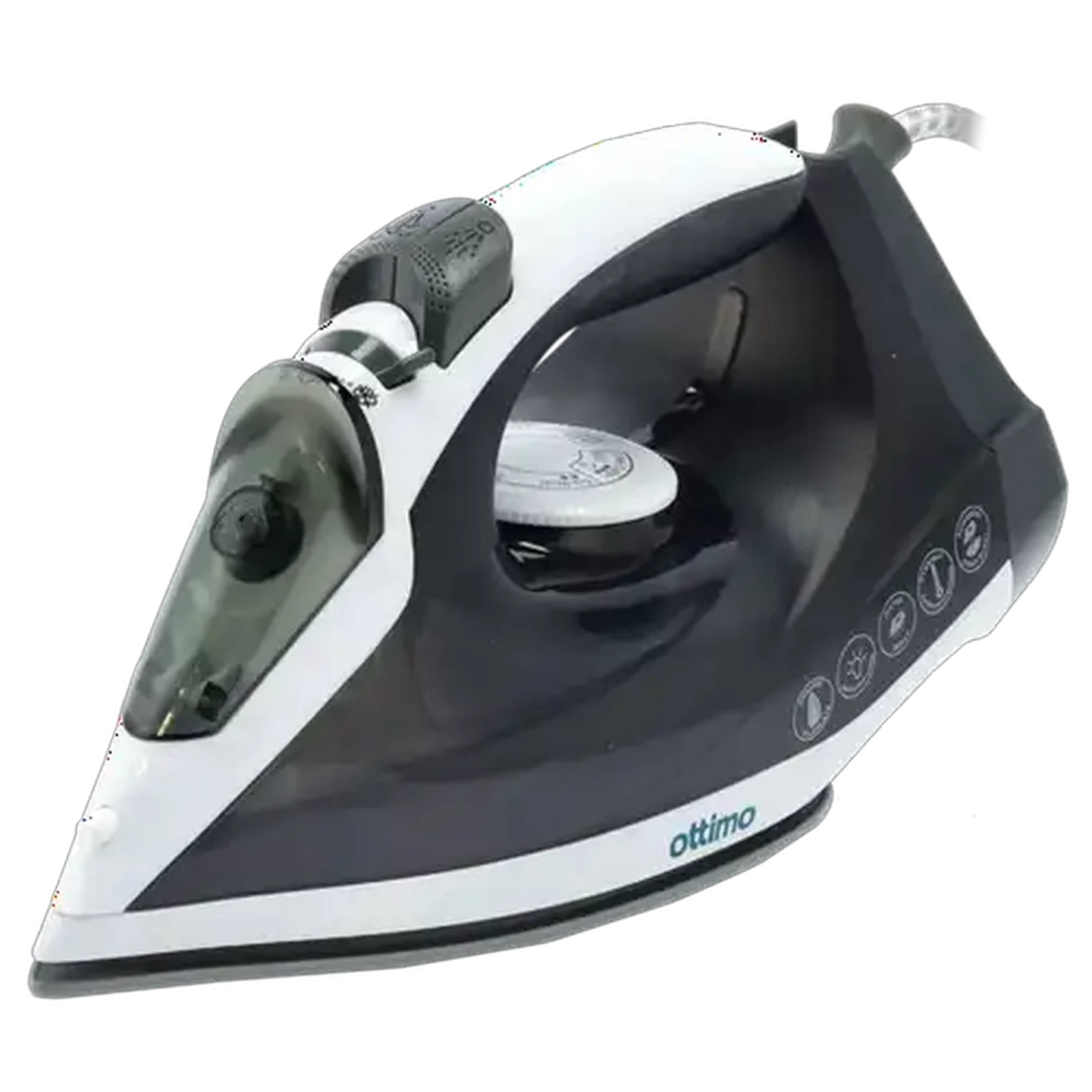 Image of Ottimo Ceramic Black Steam Iron 1600W