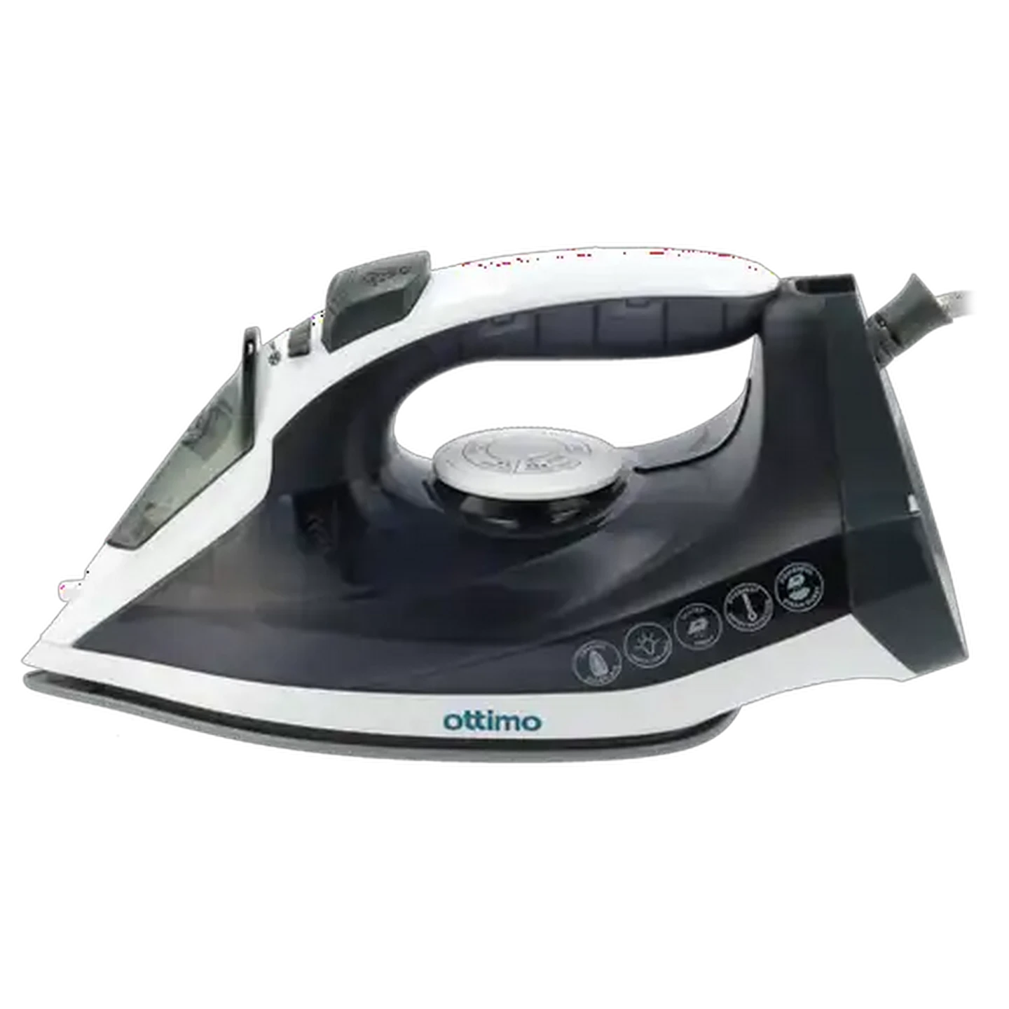 Image of Ottimo Ceramic Black Steam Iron 1600W