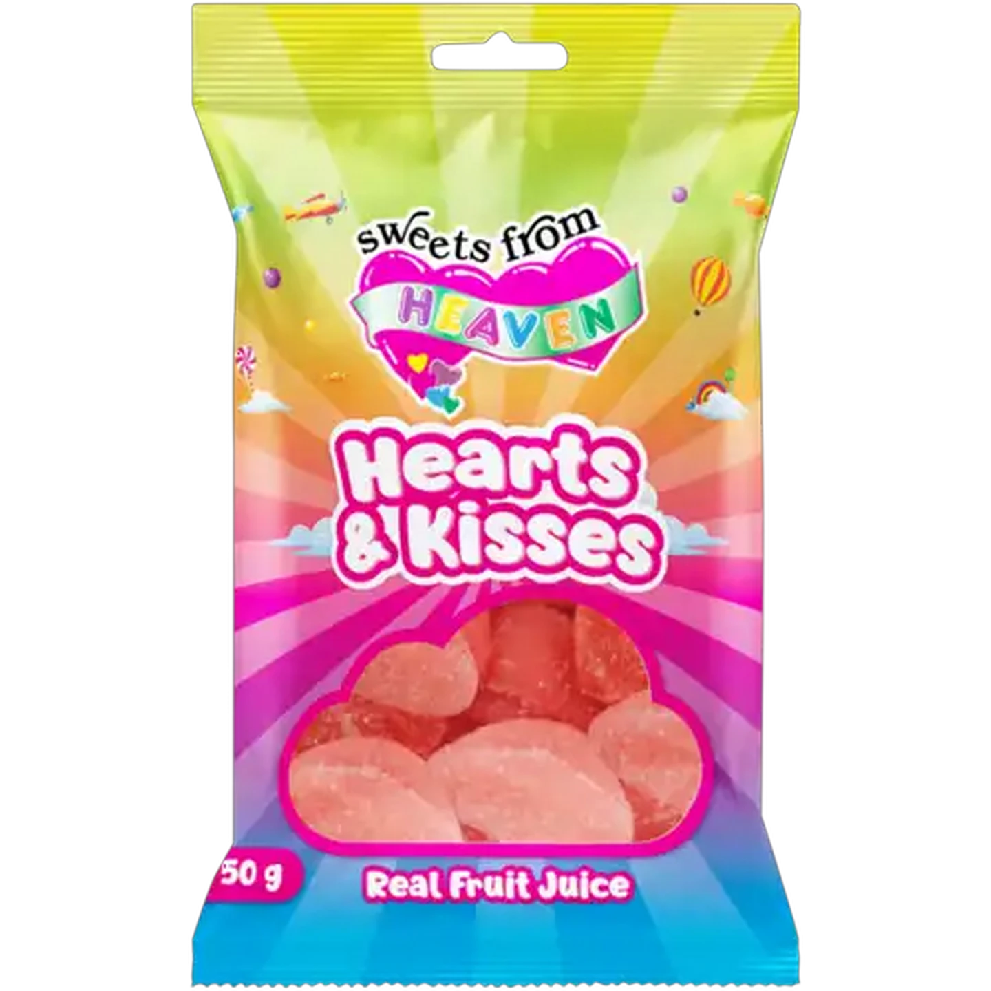 Image of Sweets From Heaven Hearts & Kisses 50g