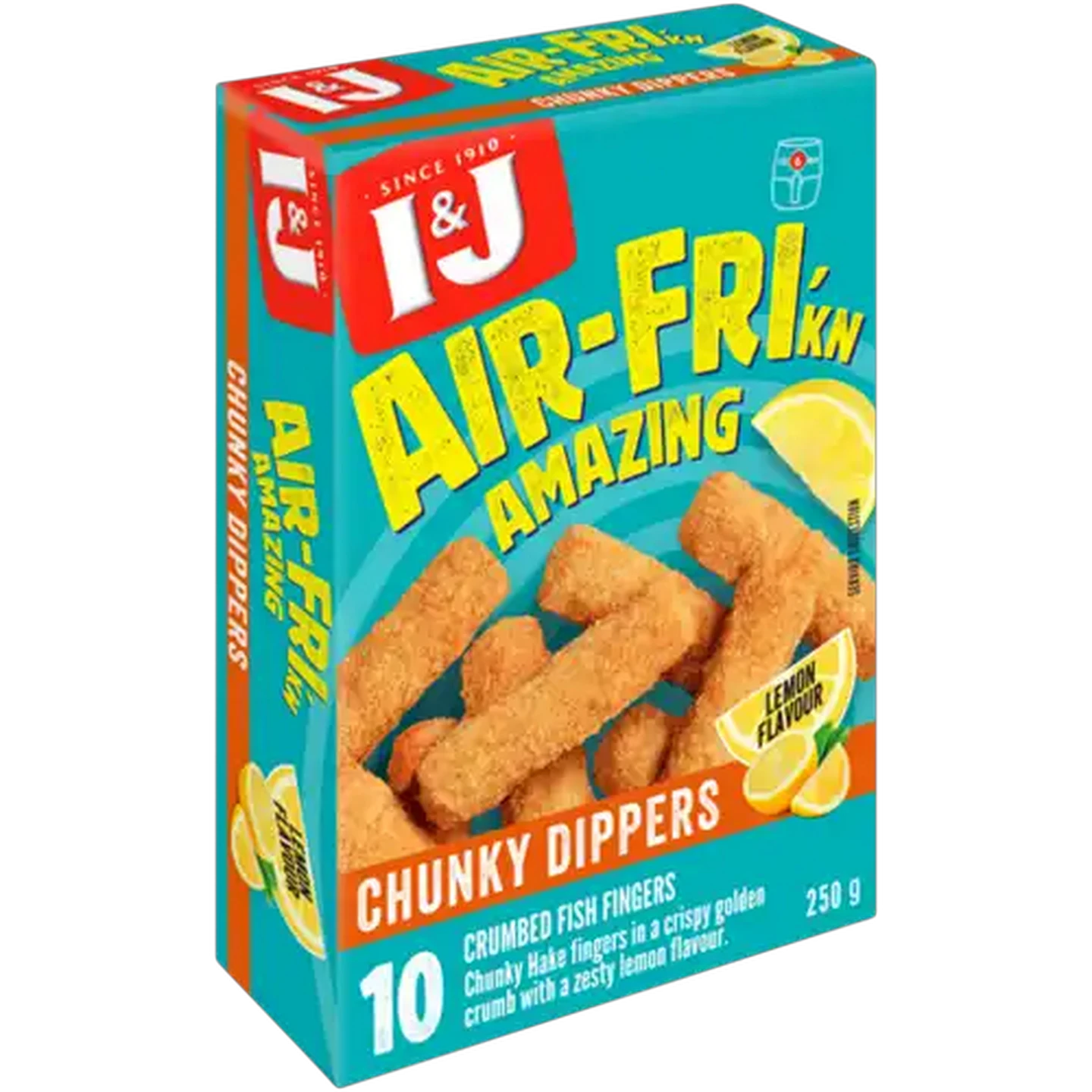 Image of I&J Air-Fri'kn Amazing Lemon Flavour Frozen Chunky Dippers 250g