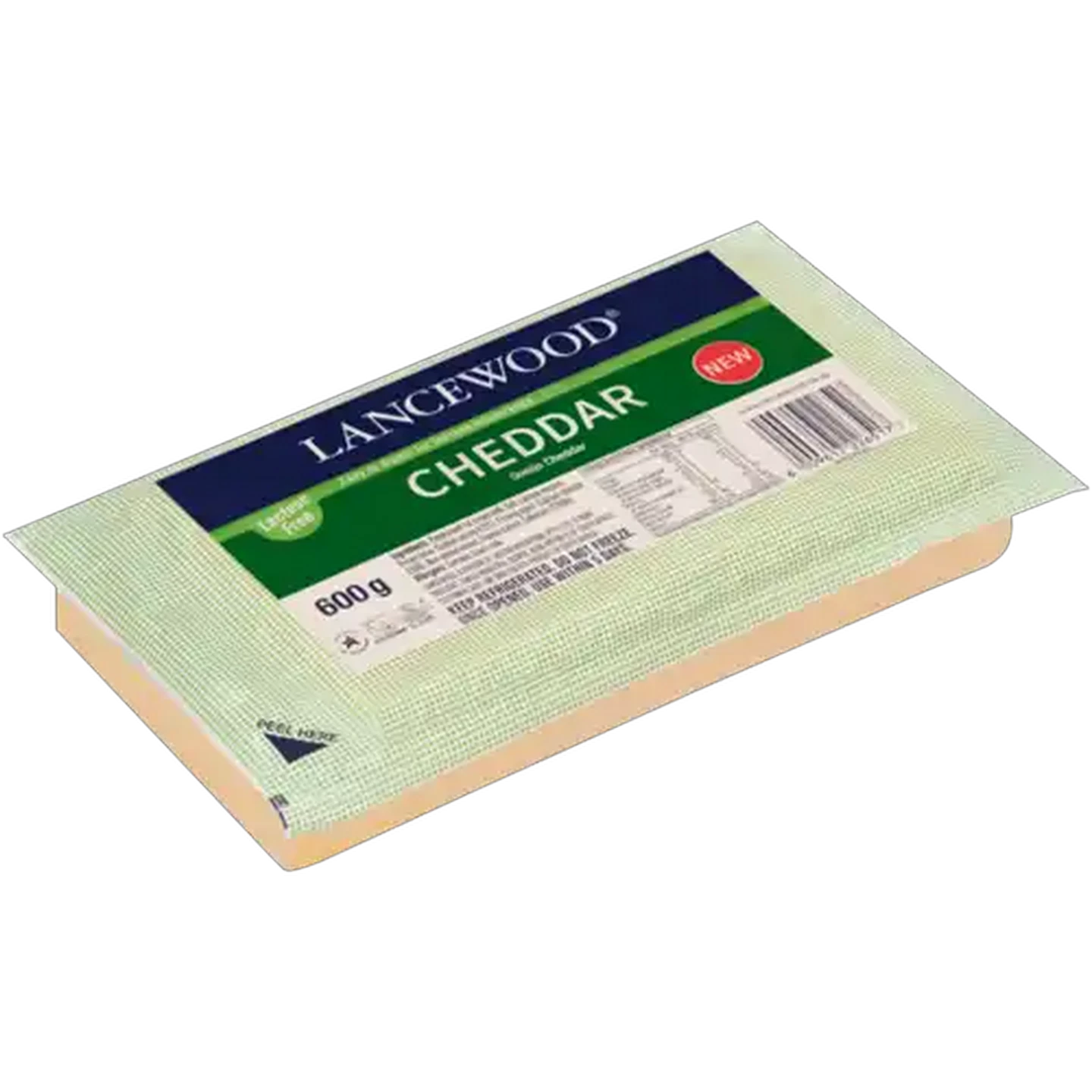 Image of LANCEWOOD Lactose Free Cheddar Cheese 600g