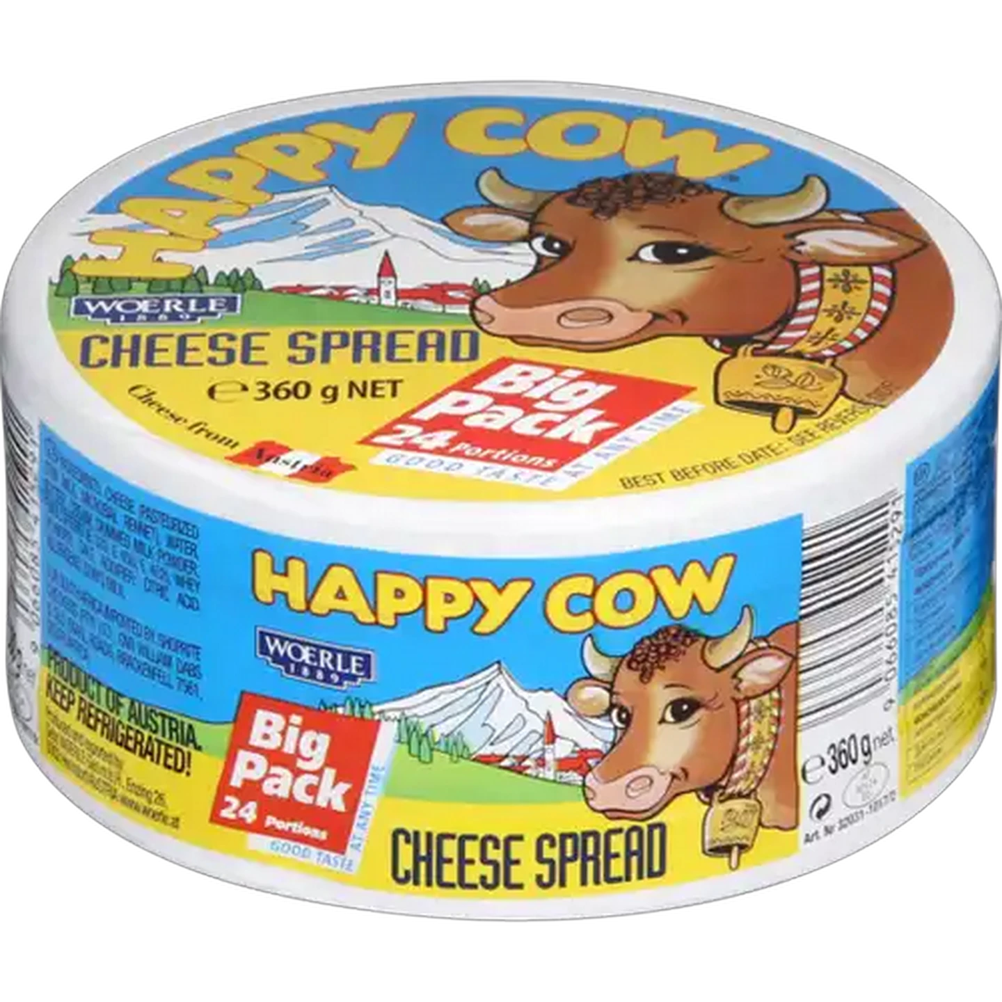 Image of Happy Cow Cheese Spread 360g