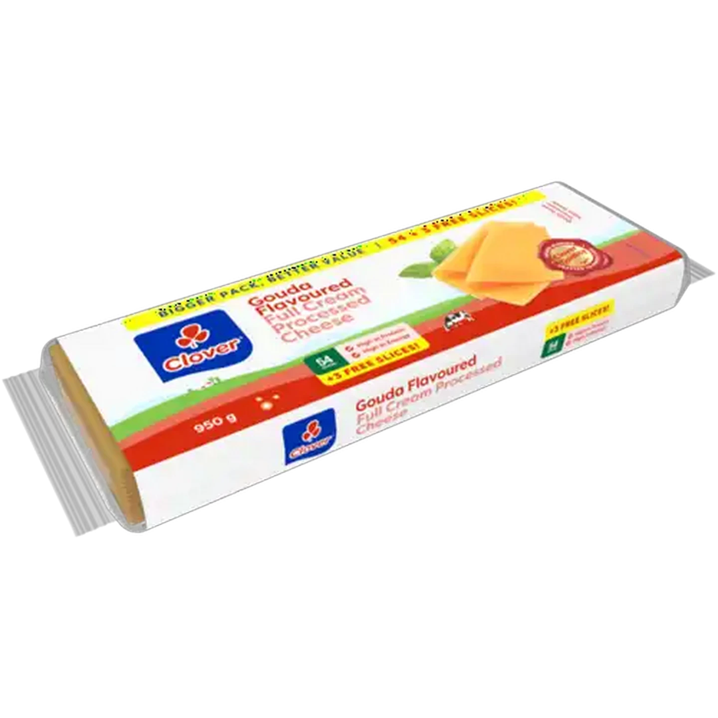 Image of Clover Gouda Flavoured Sliced Full Cream Processed Cheese 57 Pack