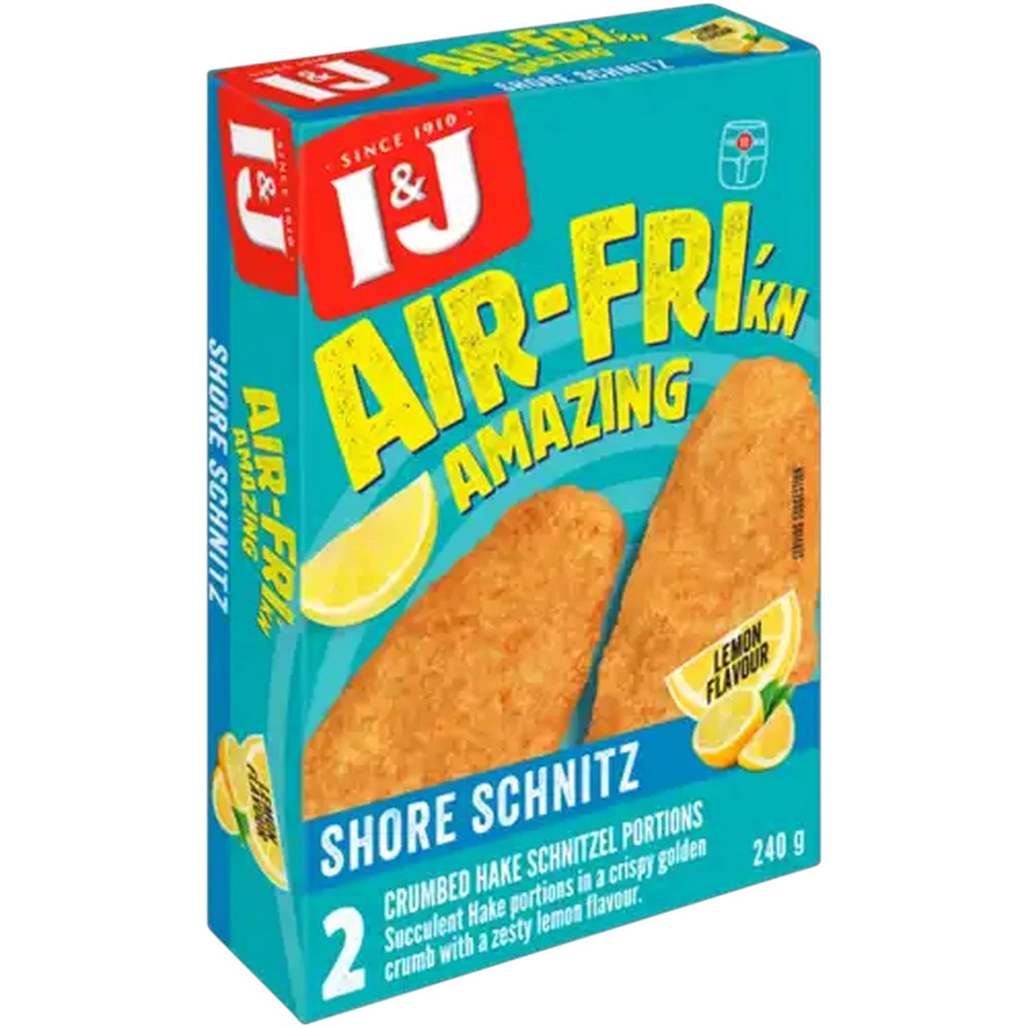 Image of I&J Air-Fri'kn Amazing Lemon Flavour Frozen Shore Shnitz 240g