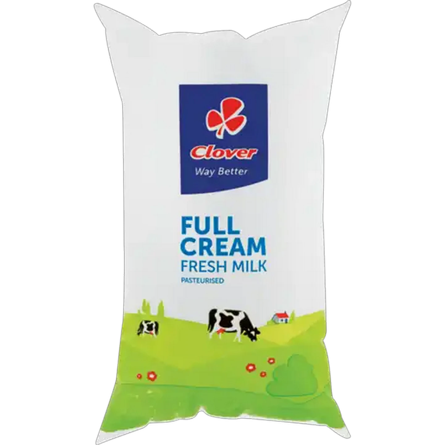 Image of Clover Fresh Full Cream Milk Sachet 1L