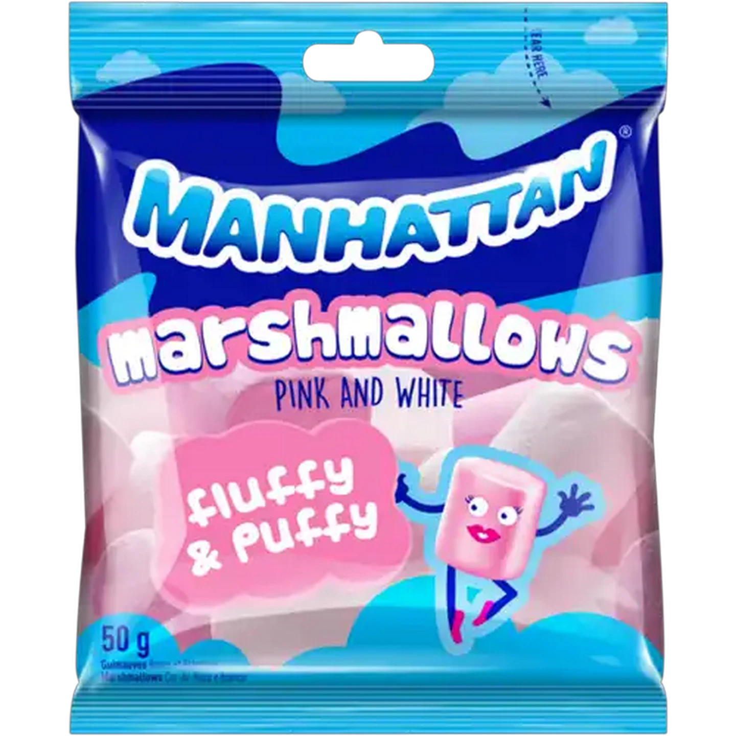 Image of Manhattan Pink and White Marshmallows 50g