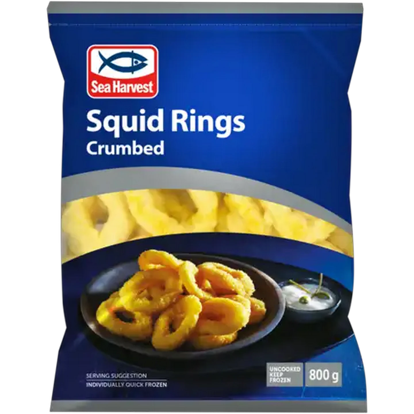 Image of Sea Harvest Frozen Crumbed Squid Rings 800g