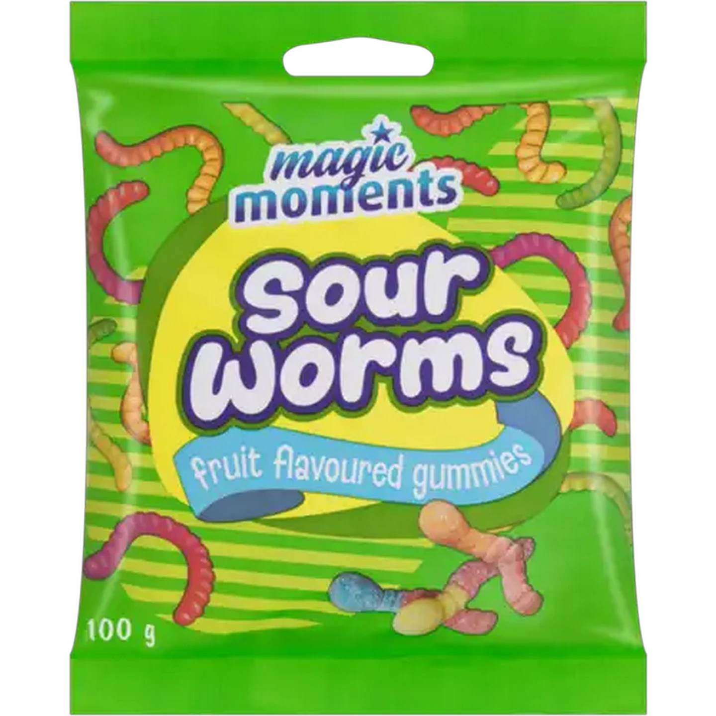 Image of Magic Moments Sour Worms 100g