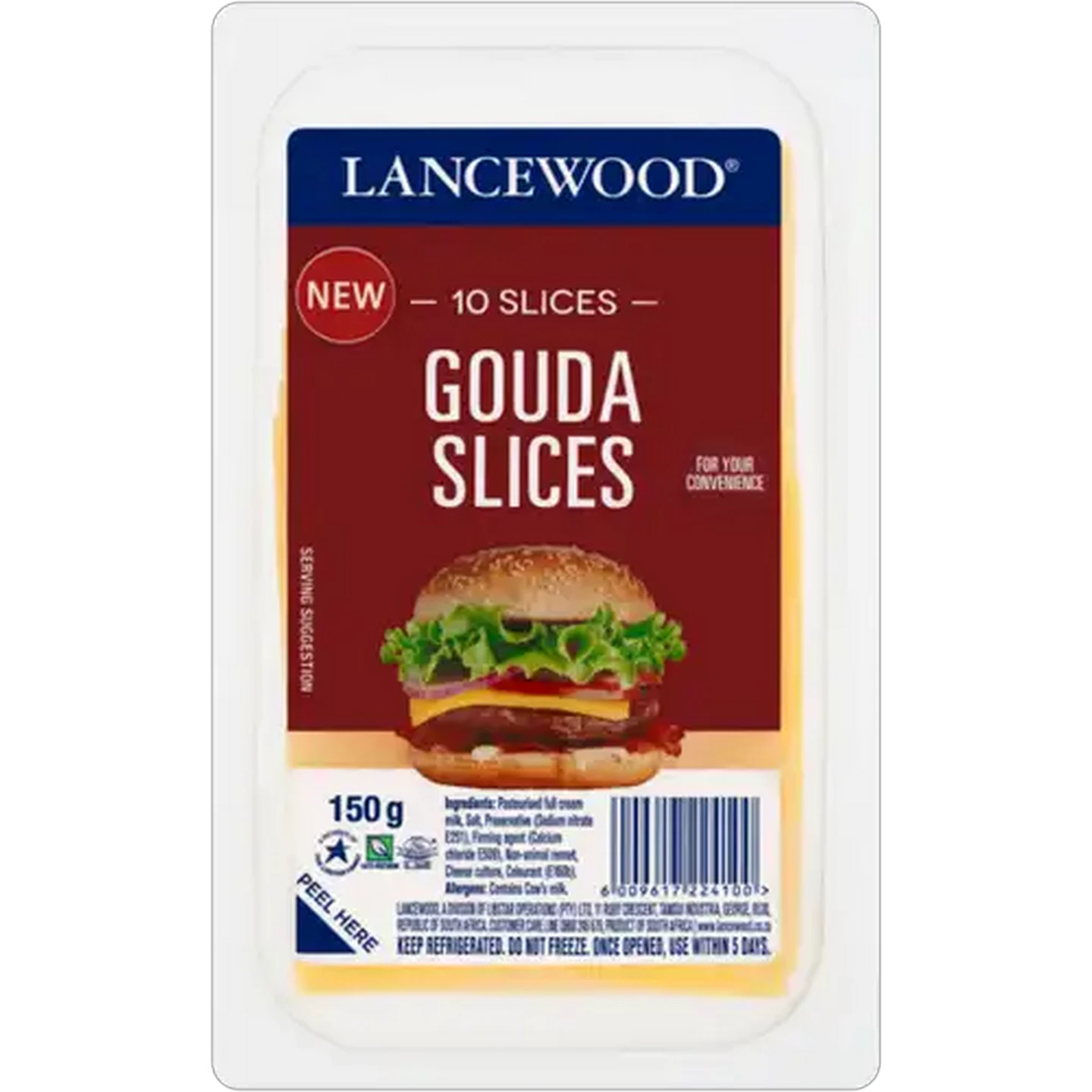 Image of LANCEWOOD Gouda Slices 10 Pack