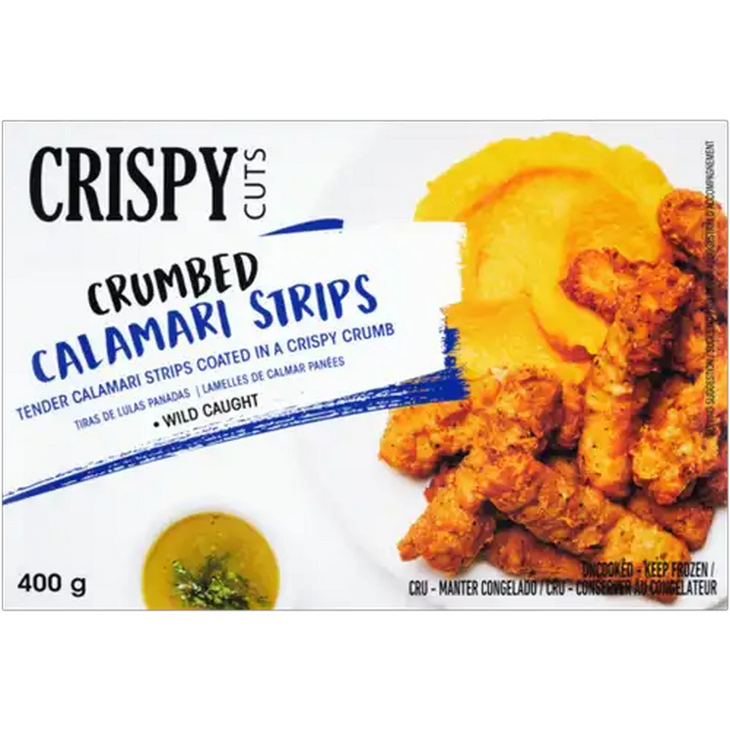 Image of Crispy Cuts Frozen Crumbed Calamari Strips 400g