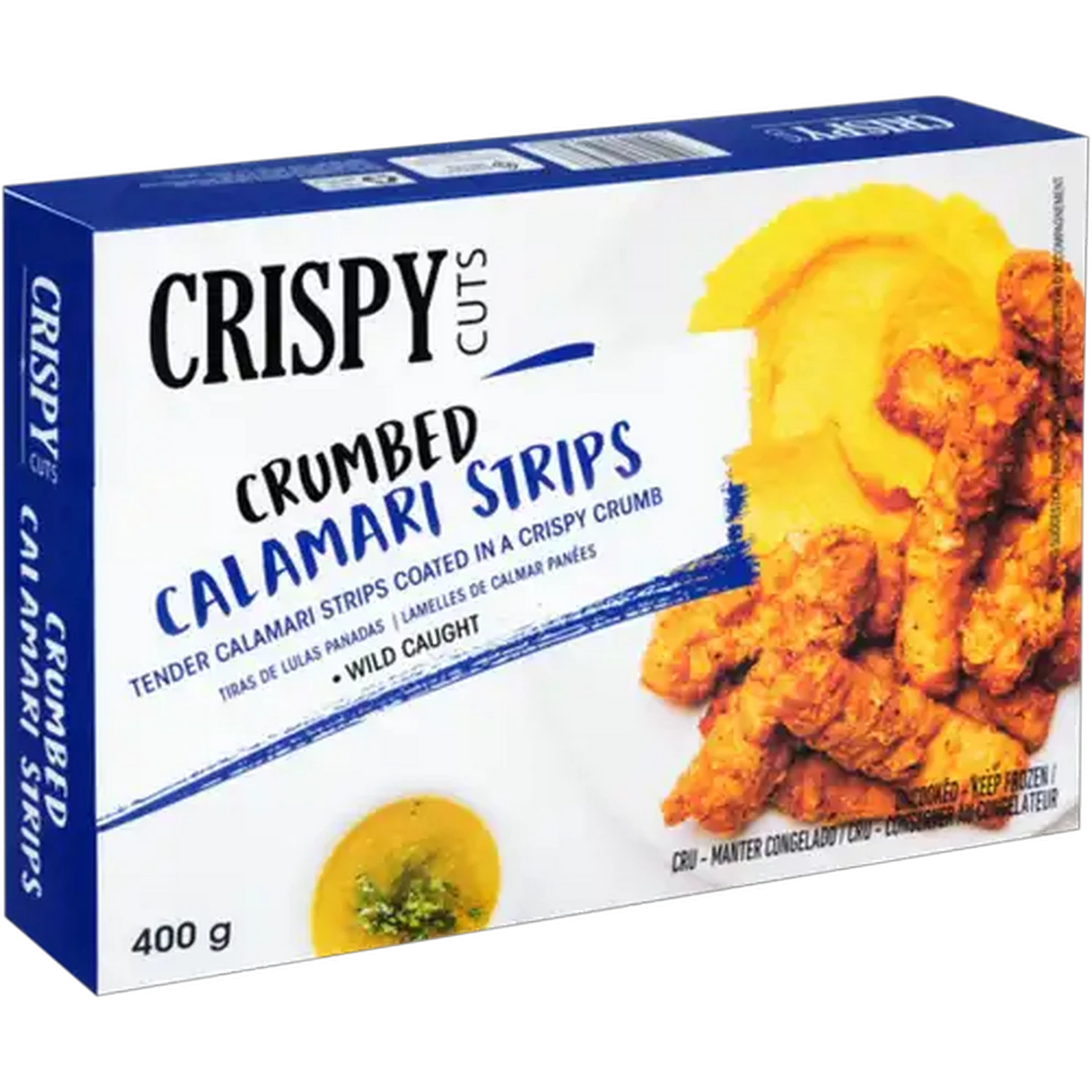 Image of Crispy Cuts Frozen Crumbed Calamari Strips 400g