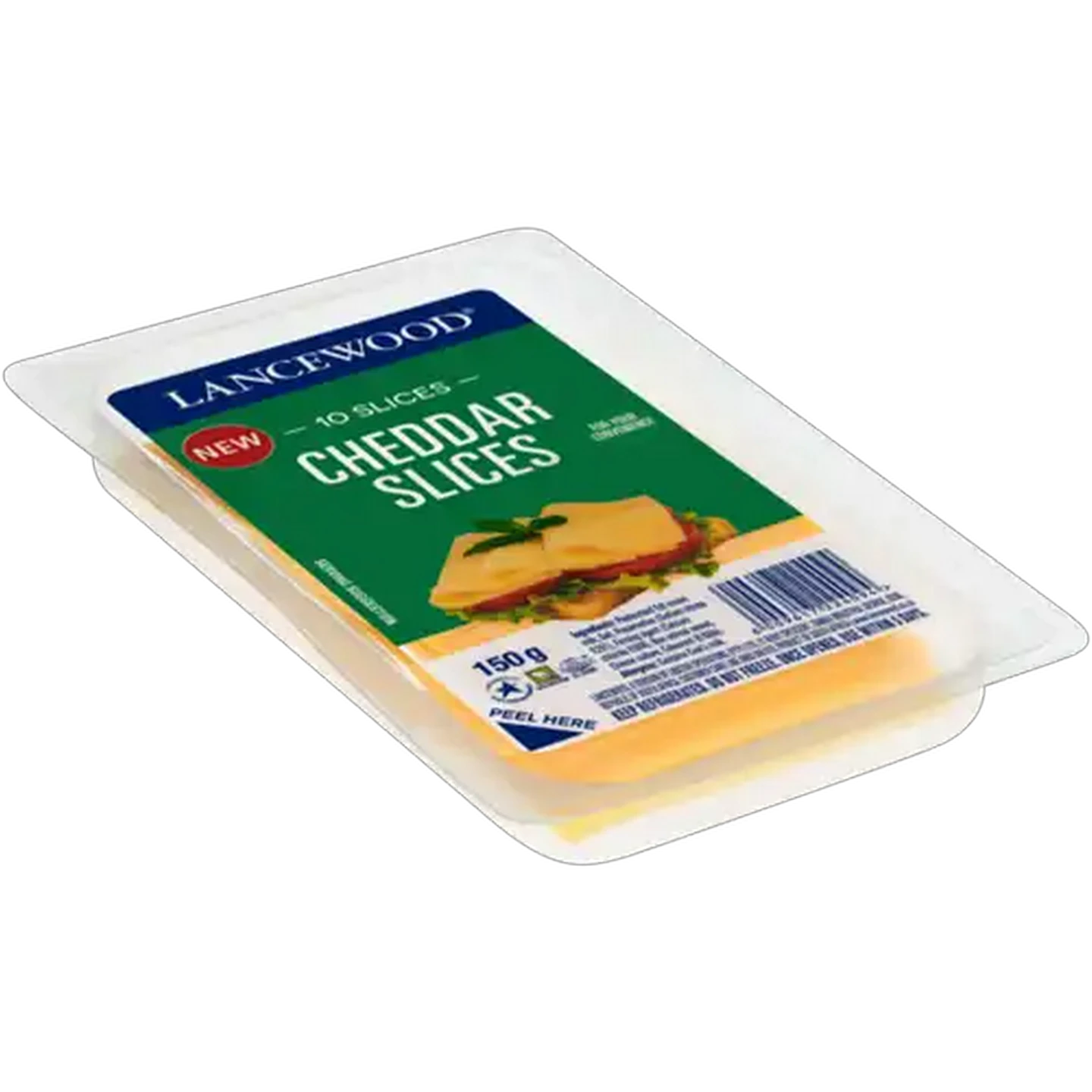 Image of LANCEWOOD Cheddar Slices 10 Pack