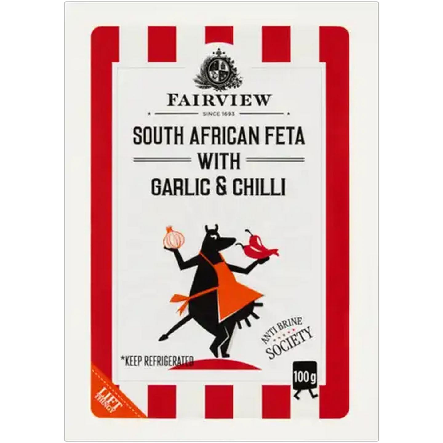 Image of Fairview South African Feta Cheese with Garlic & Chilli 100g