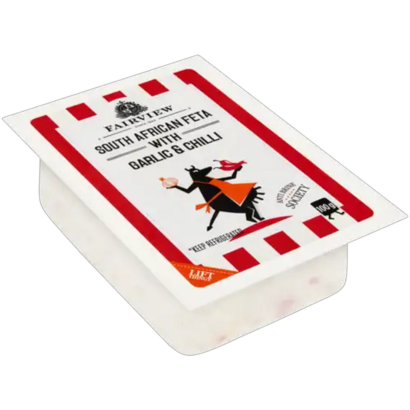 Image of Fairview South African Feta Cheese with Garlic & Chilli 100g