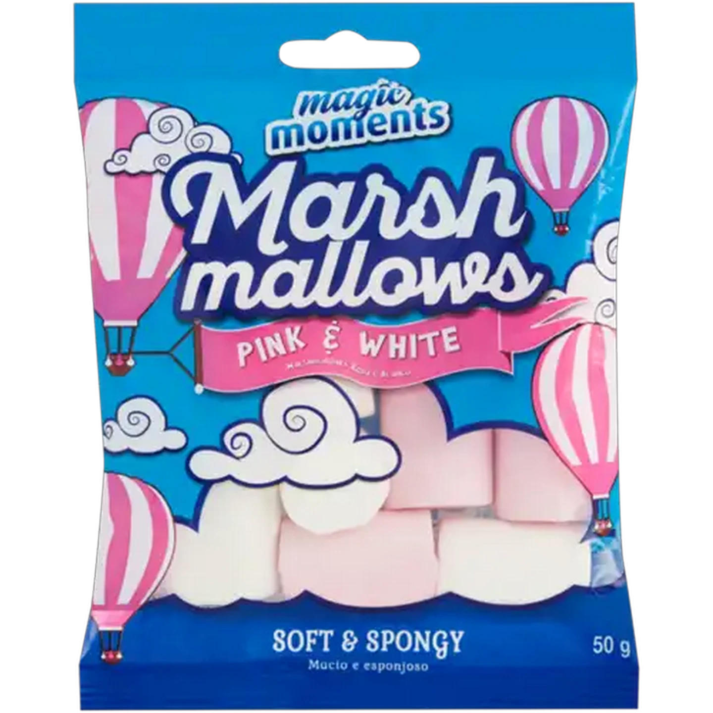 Image of Magic Moments Pink & White Marshmallows 50g