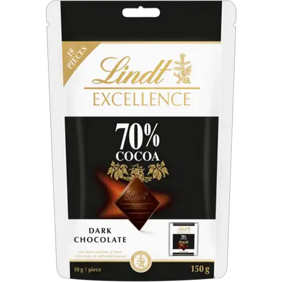 Checkers Sixty60 | Lindt Excellence 70% Cocoa Dark Chocolate 15 x 10g