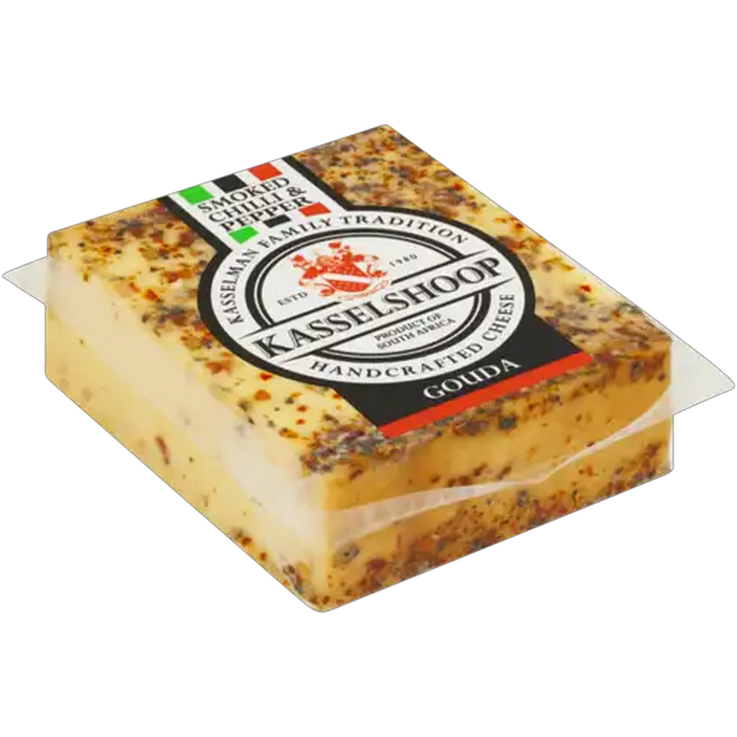 Image of Kasselshoop Smoked Chilli & Pepper Gouda Cheese 200g