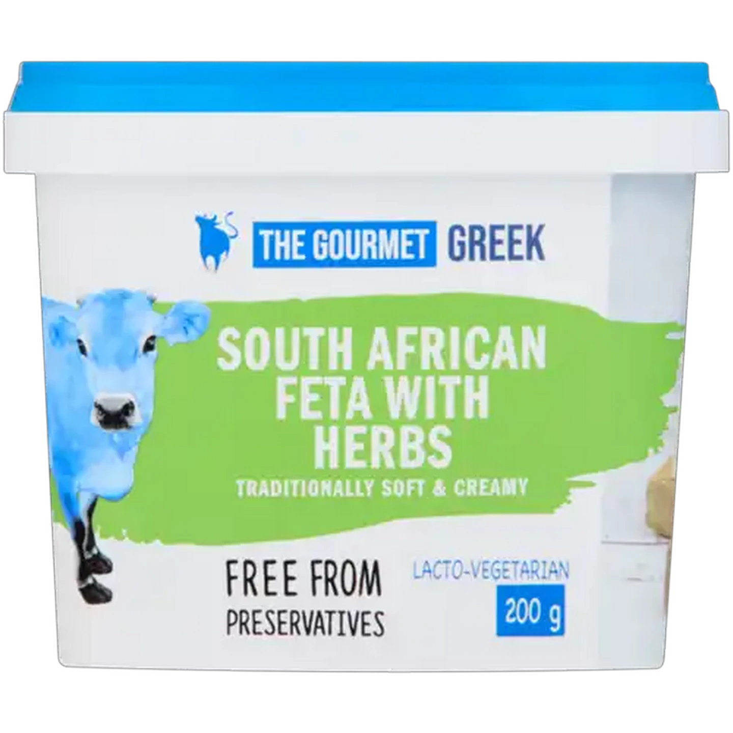 Image of The Gourmet Greek South African Feta with Herbs 200g