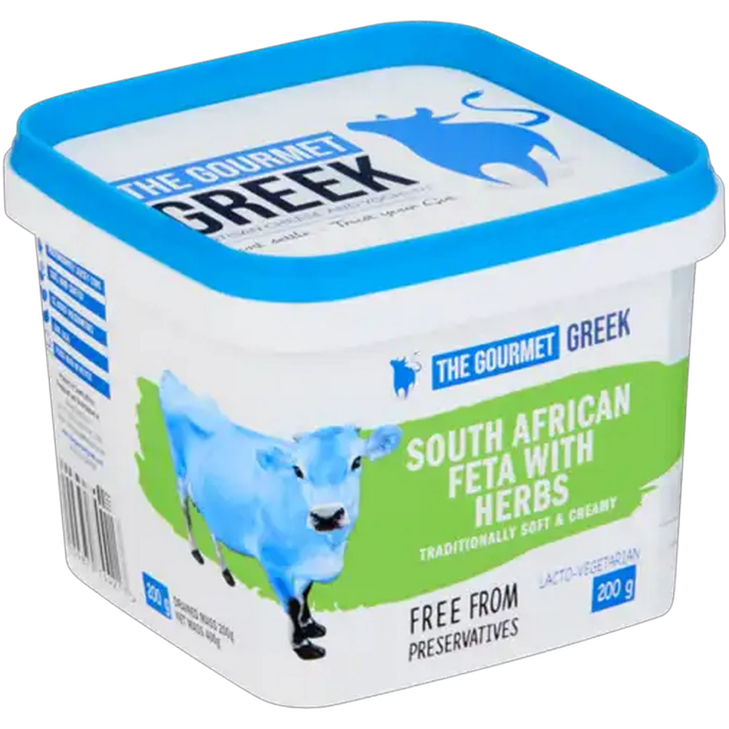 Image of The Gourmet Greek South African Feta with Herbs 200g