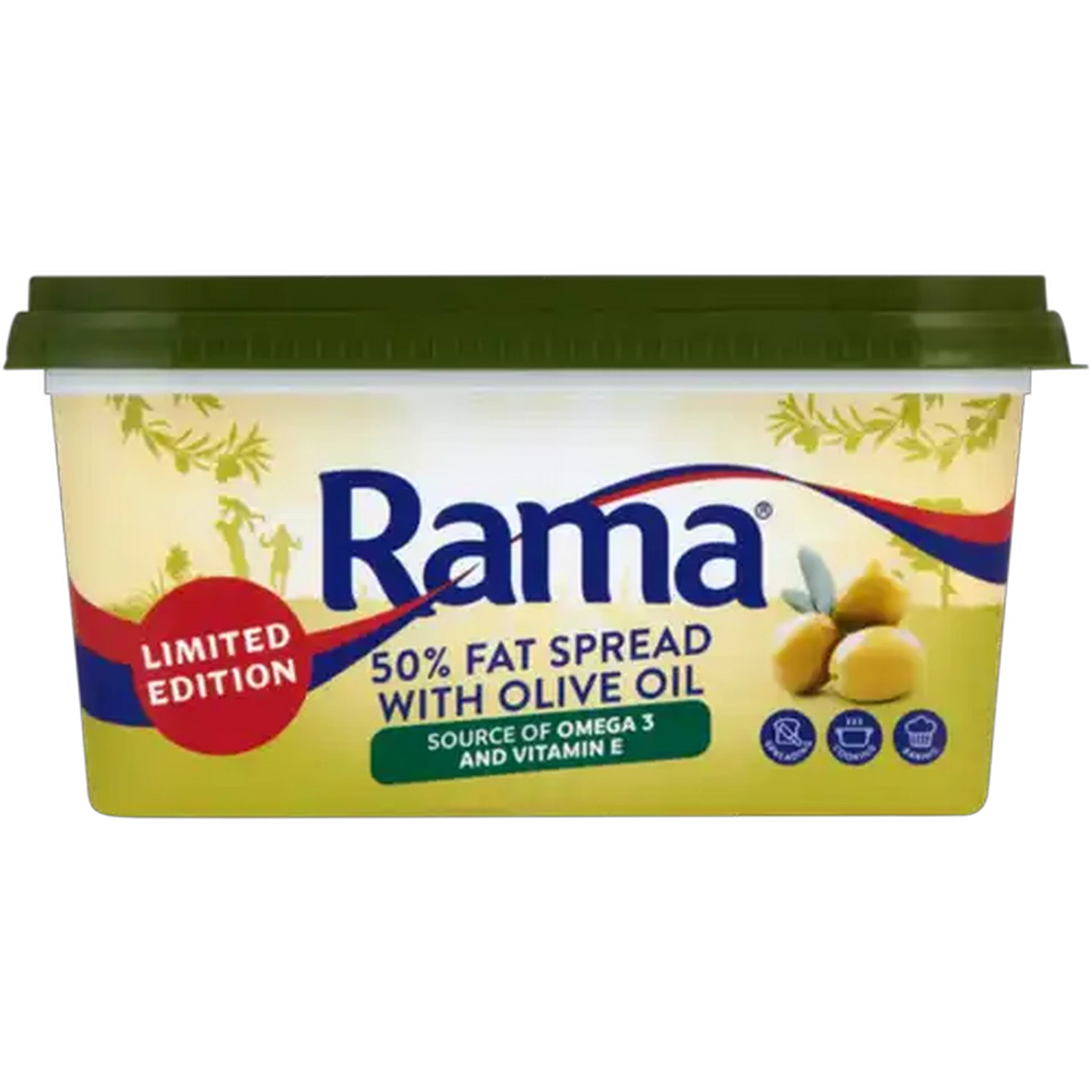 Image of Rama Limited Edition 50% Fat Spread with Olive Oil 500g