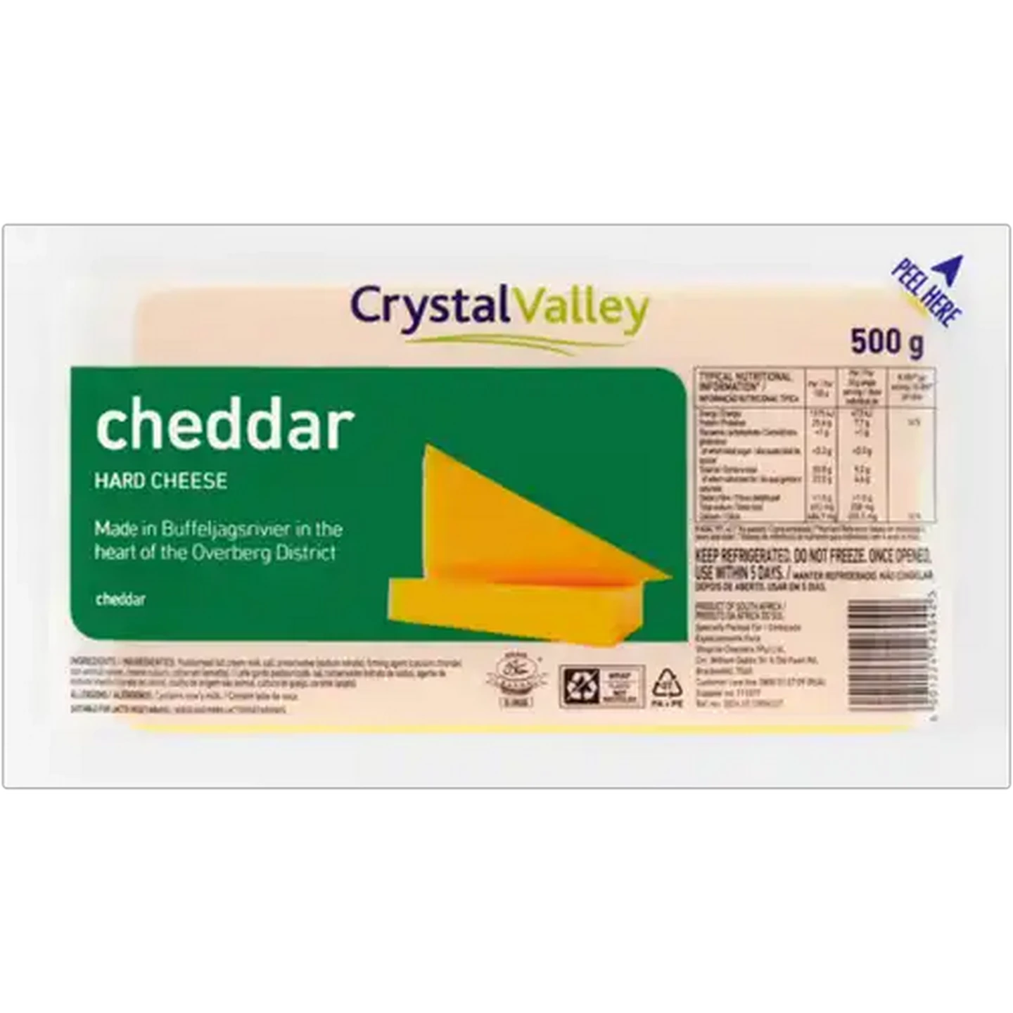 Image of Crystal Valley Cheddar Cheese 500g