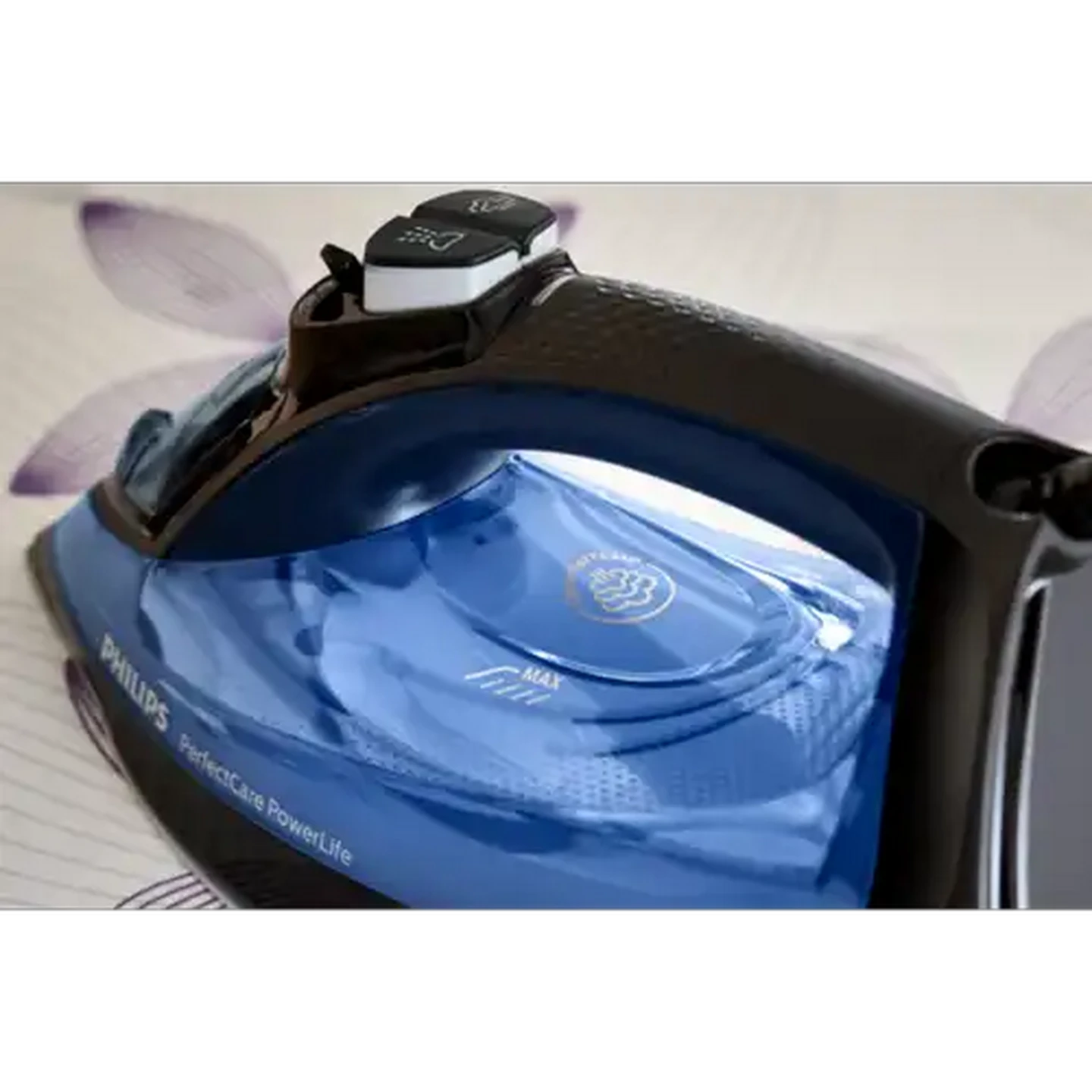 Image of Philips PerfectCare Powerlife Optimal Temperature Blue Steam Iron 2500W