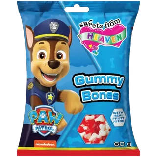 Sweets from Heaven PAW Patrol Gummy Bones 60g