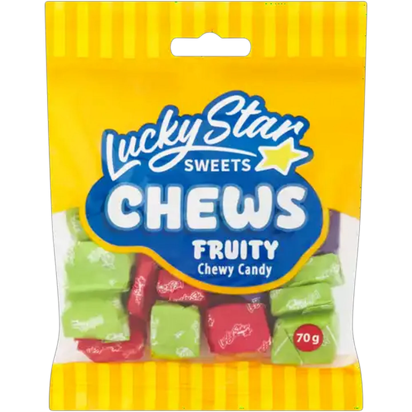 Image of Lucky Star Sweets Fruity Chews 70g