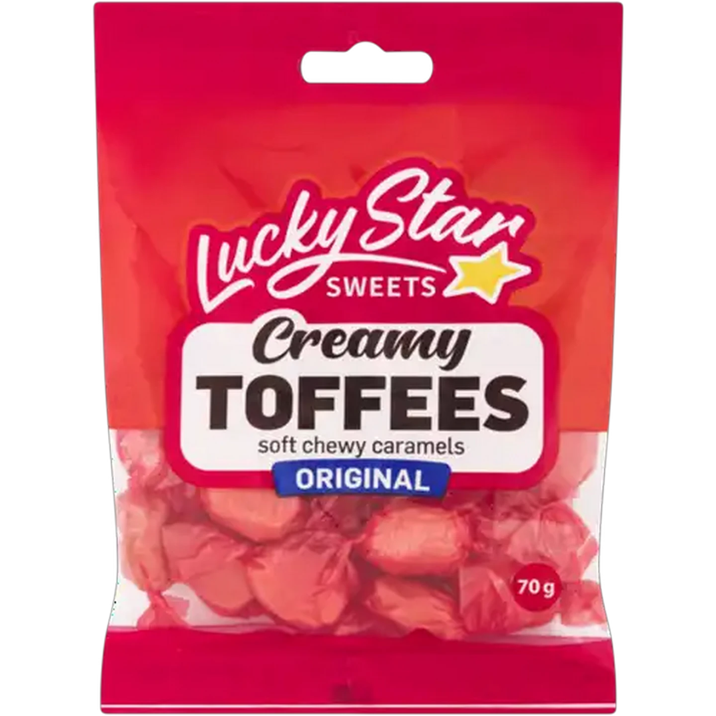 Image of Lucky Star Sweets Original Creamy Toffees 70g