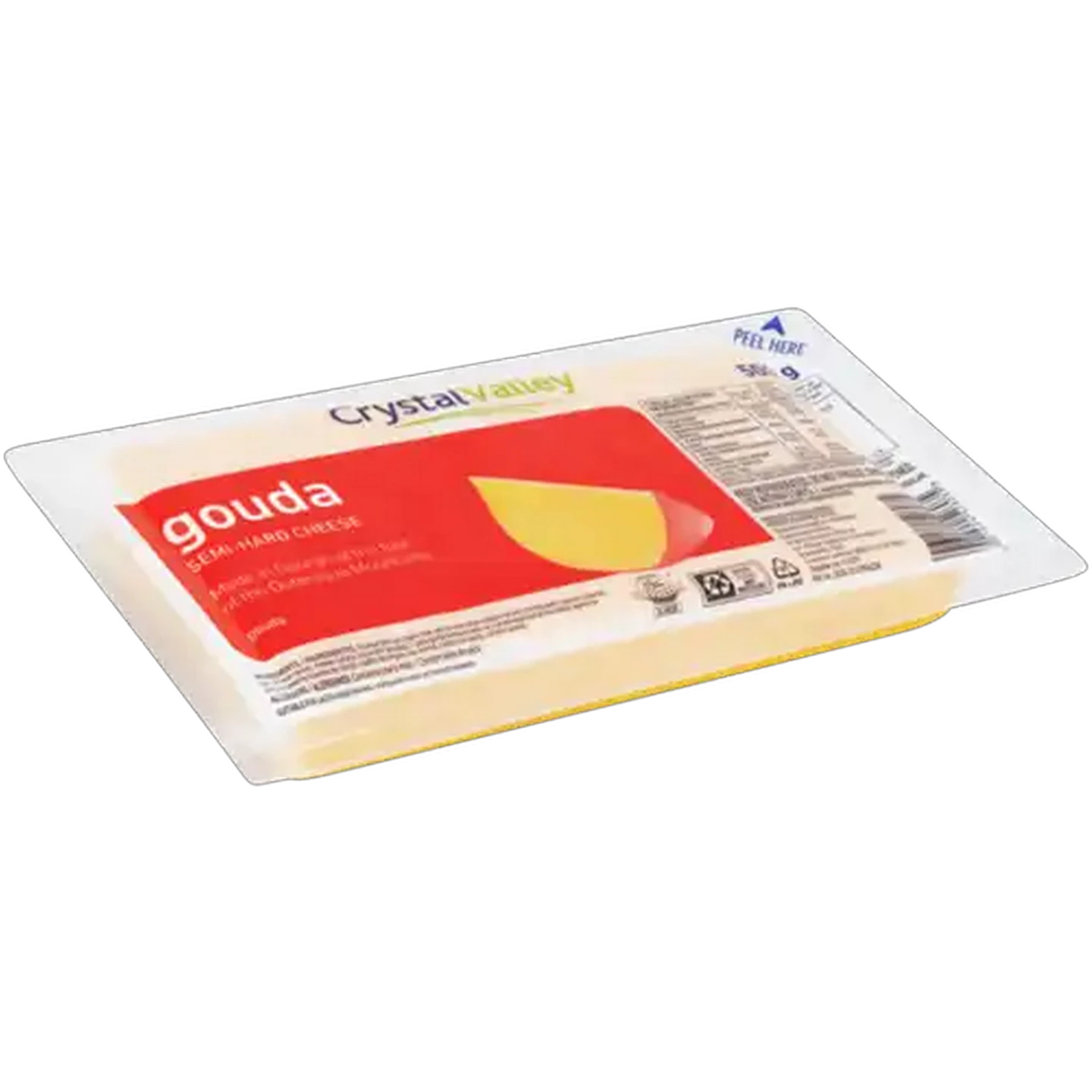 Image of Crystal Valley Semi-Hard Gouda Cheese 500g