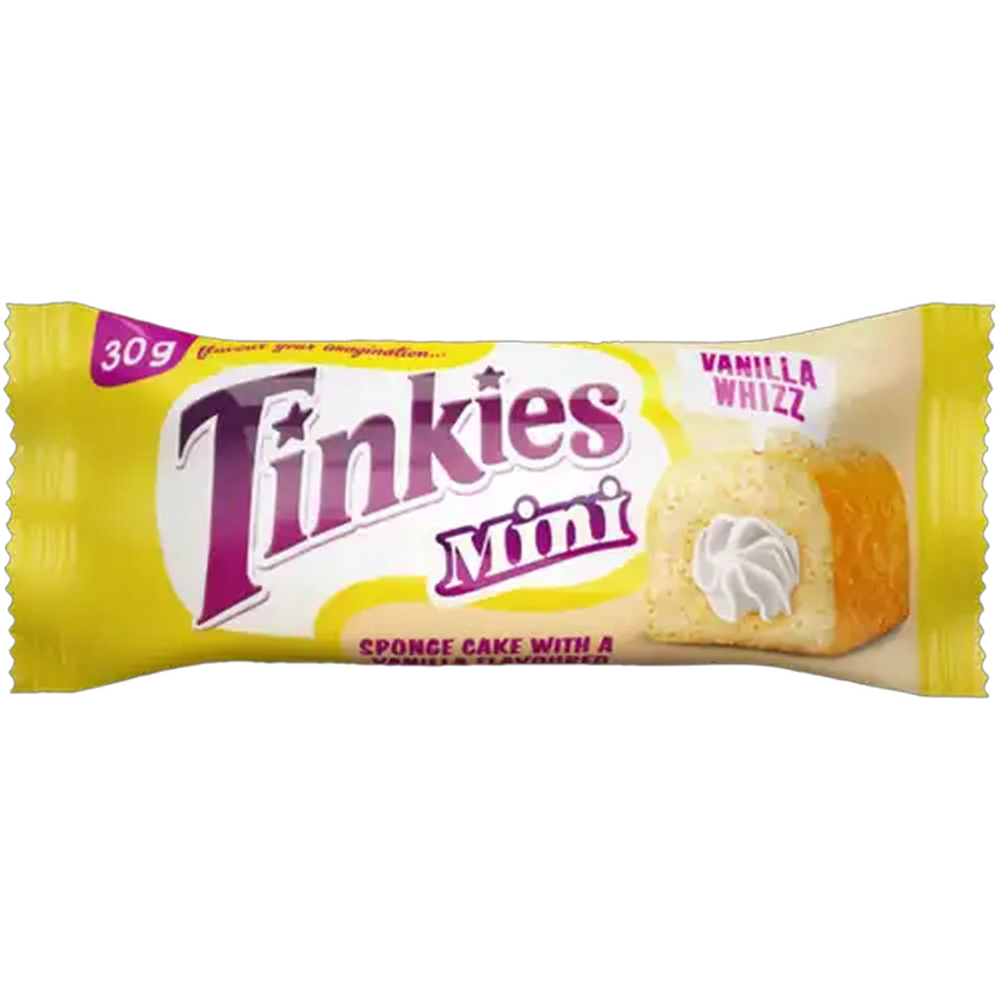Image of Tinkies Vanilla Whizz Mini Sponge Cake 30g