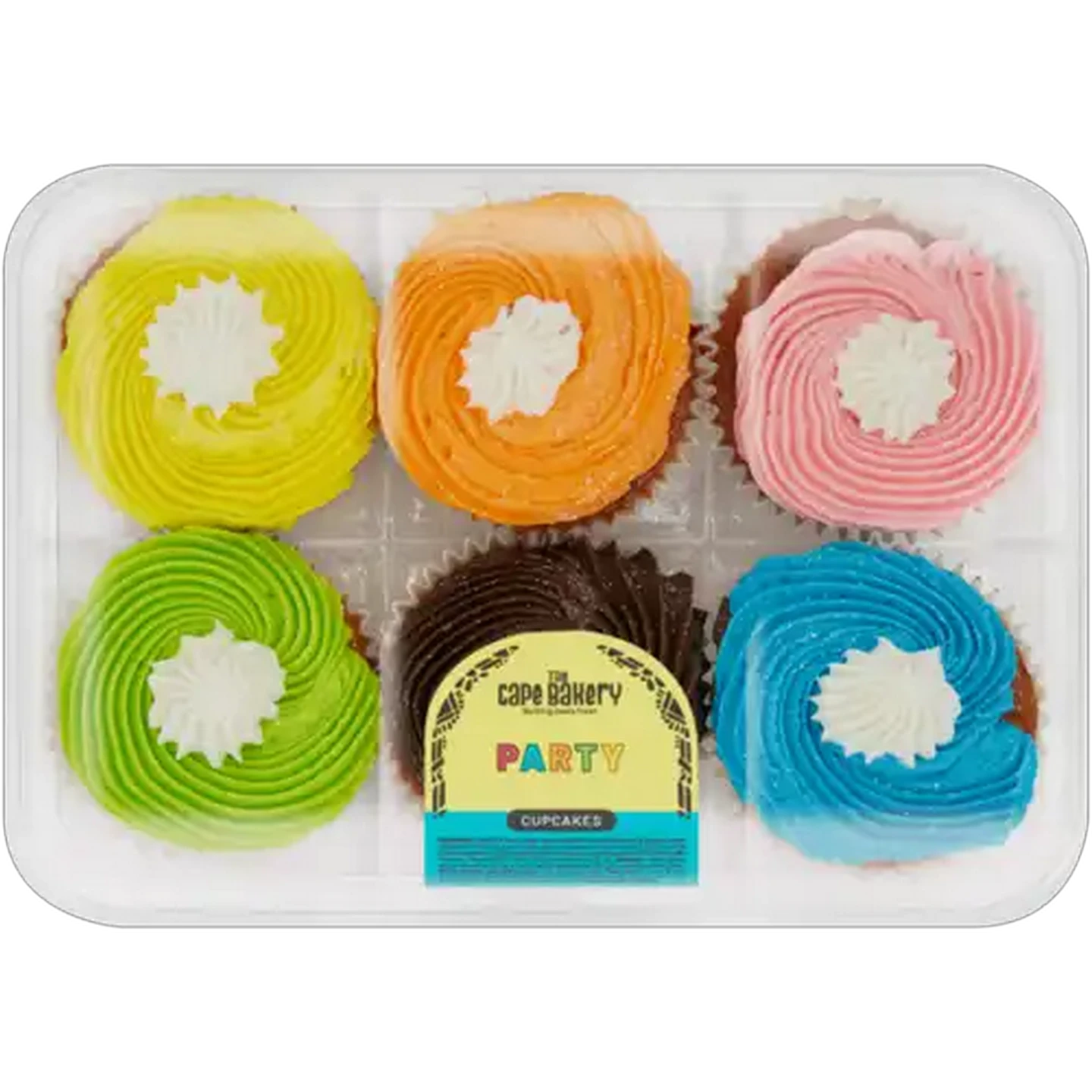 Image of The Cape Bakery Party Cupcakes 6 Pack