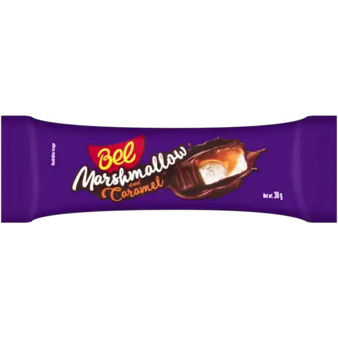 Image of Bel Marshmallow and Caramel Chocolate Bar 30g