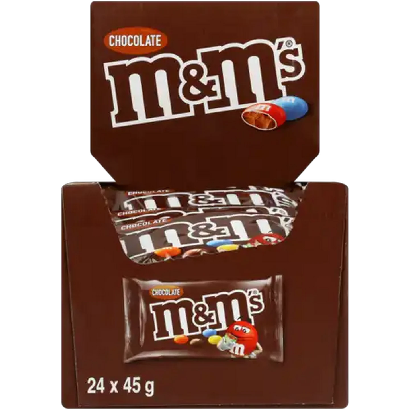 Image of M&M's Regular Chocolate Candies 24 x 45g