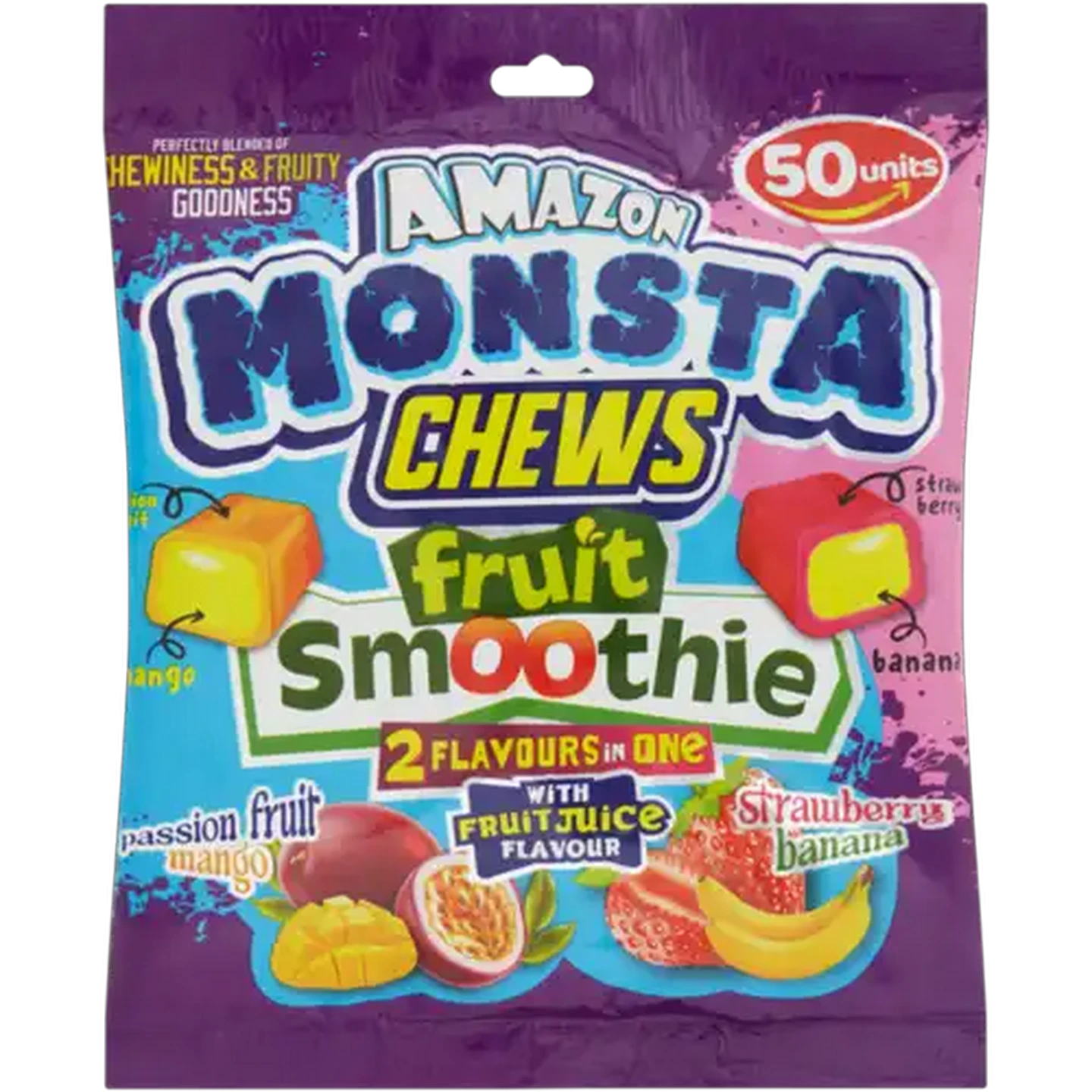 Image of Amazon Monsta Fruit Smoothie Chews 50 Pack