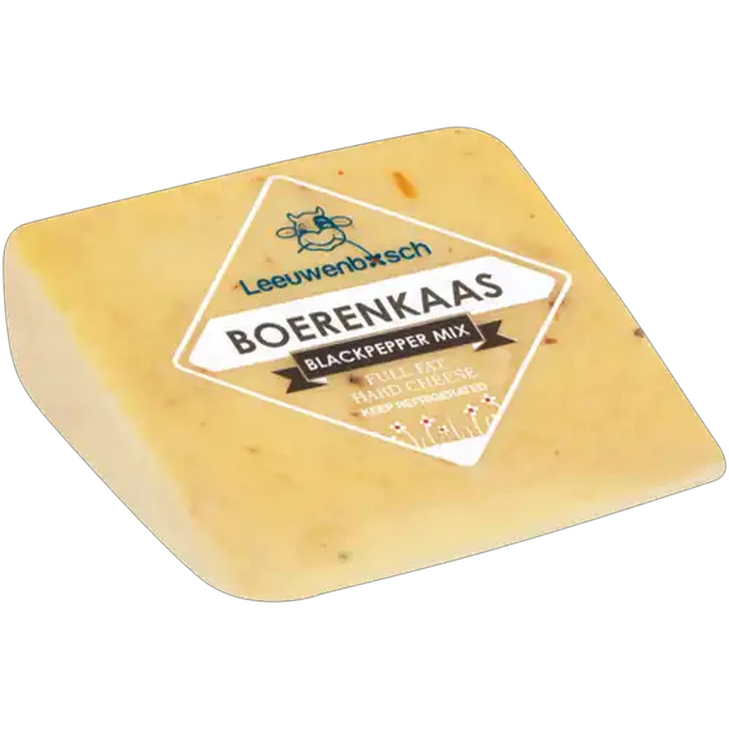Image of Leeuwenbosch Boerenkaas Full Fat Hard Cheese with Blackpepper Mix 0 - 1kg