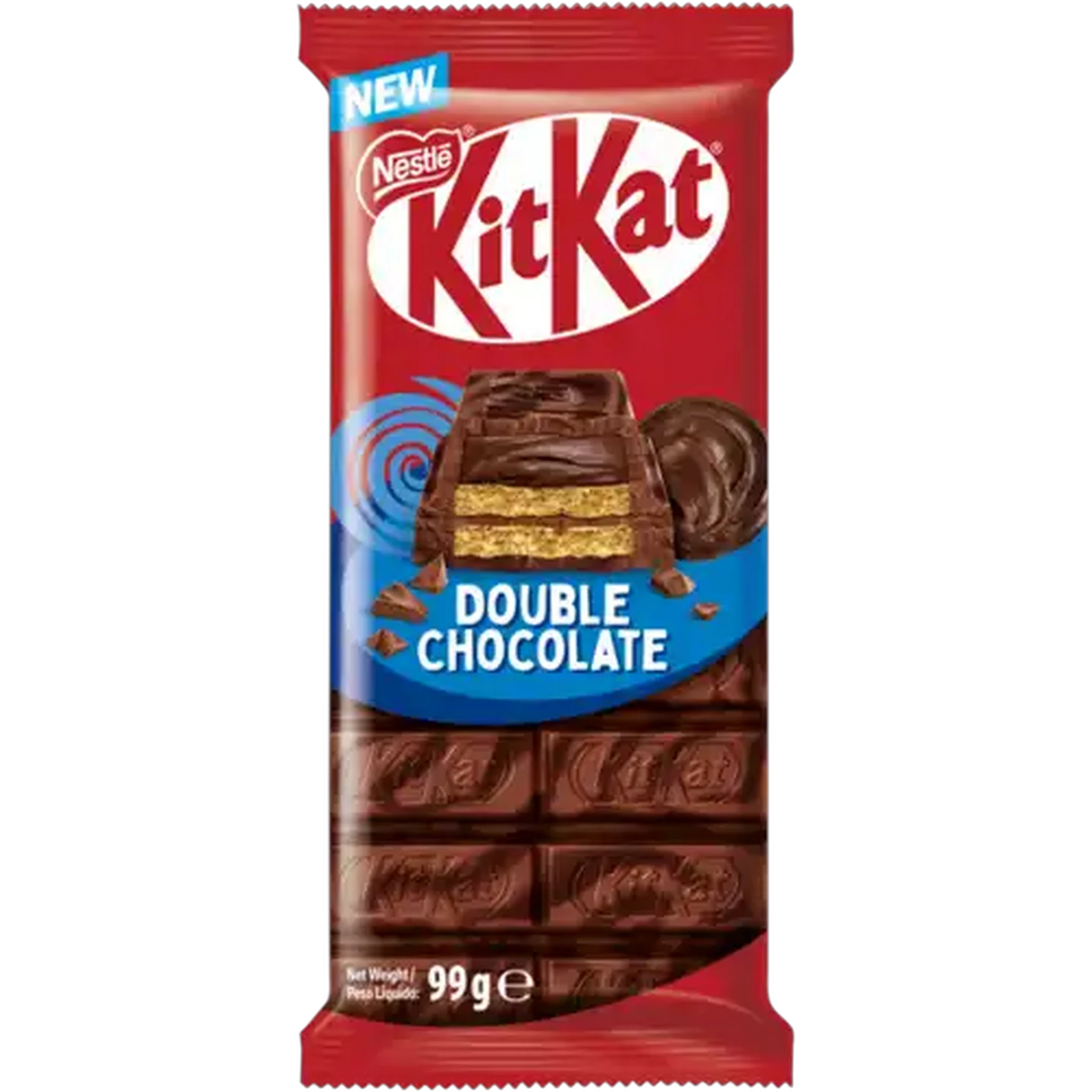 Image of KitKat Double Chocolate Milk Chocolate Slab 99g