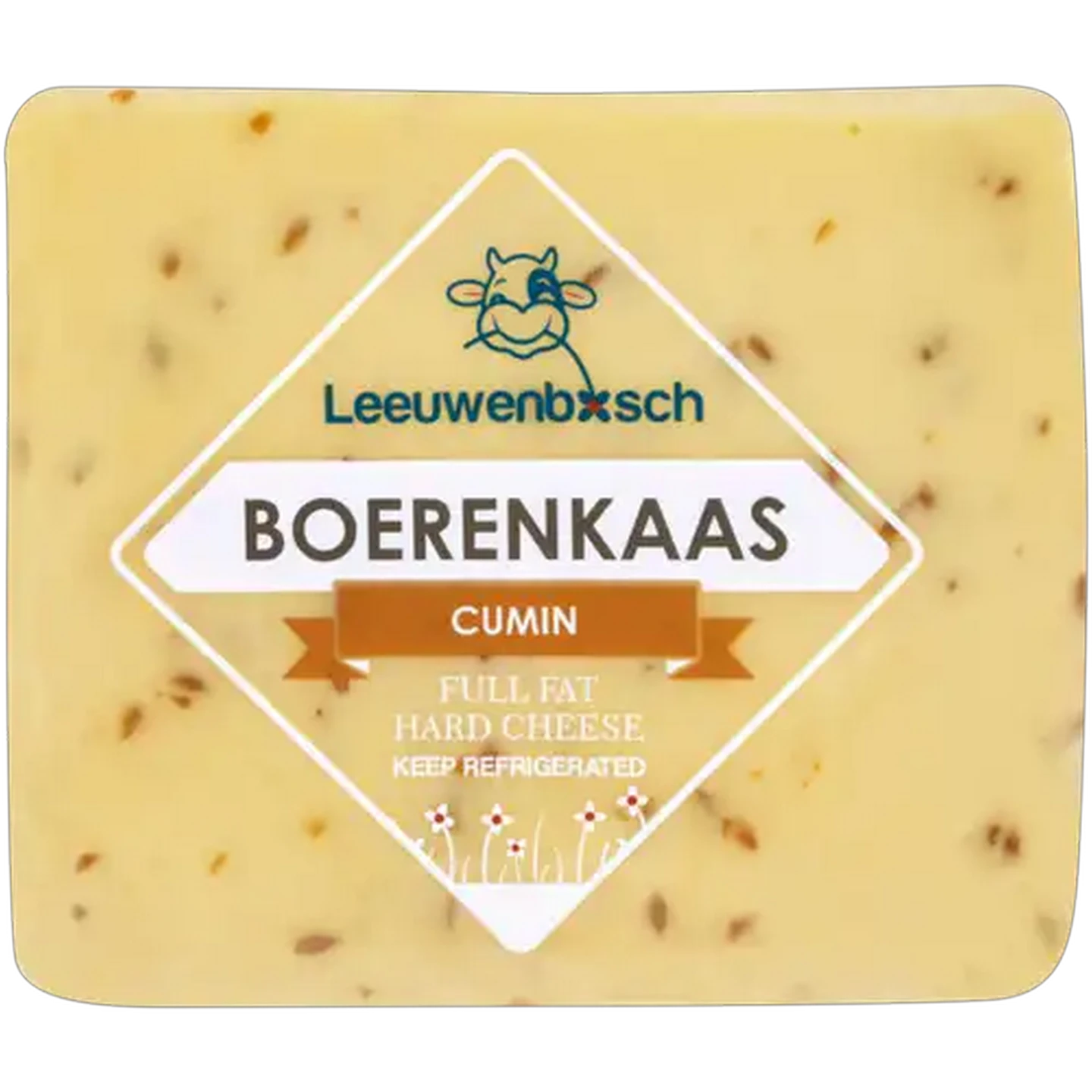 Image of Leeuwenbosch Boerenkaas Full Fat Hard Cheese with Cumin Per KG