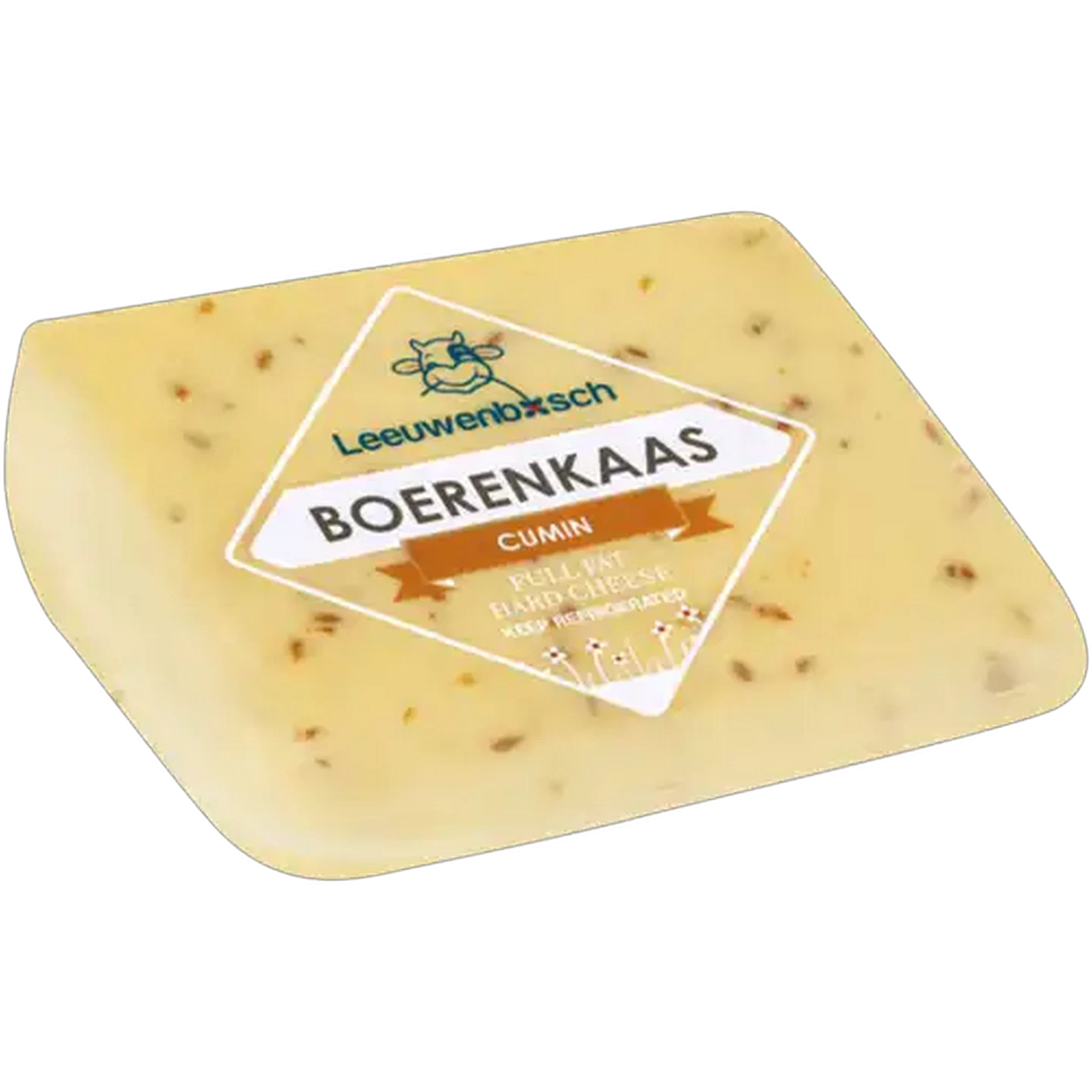 Image of Leeuwenbosch Boerenkaas Full Fat Hard Cheese with Cumin Per KG