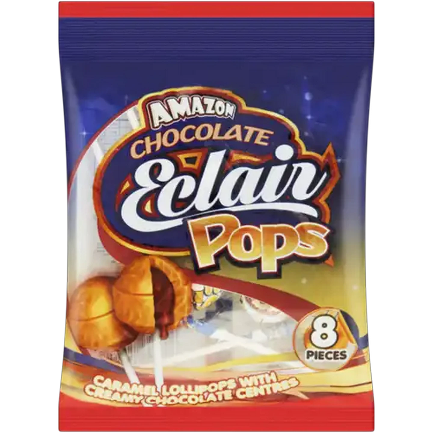 Image of Amazon Chocolate Eclair Pops 8 Pack