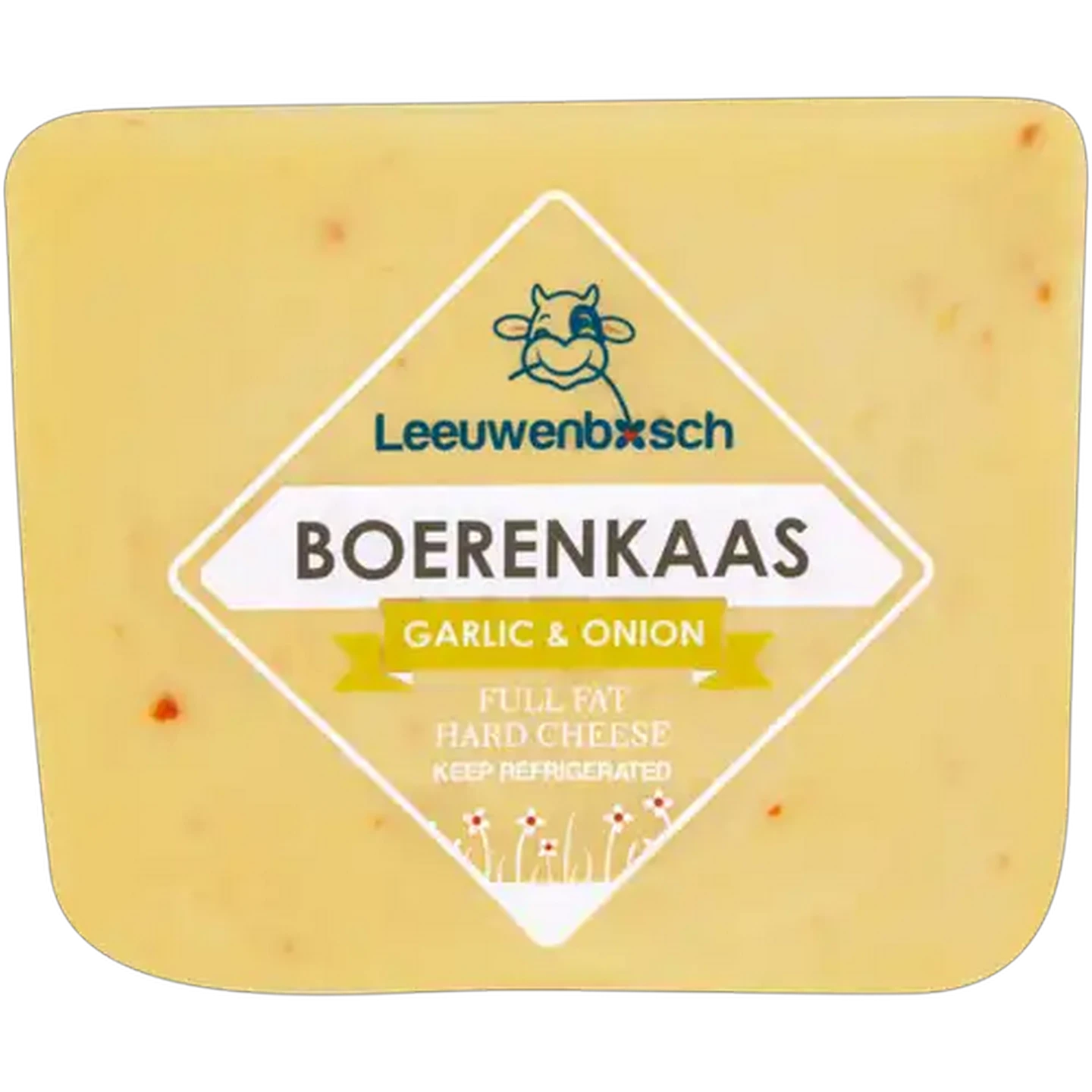 Image of Leeuwenbosch Boerenkaas Full Fat Hard Cheese with Garlic & Onion Per KG