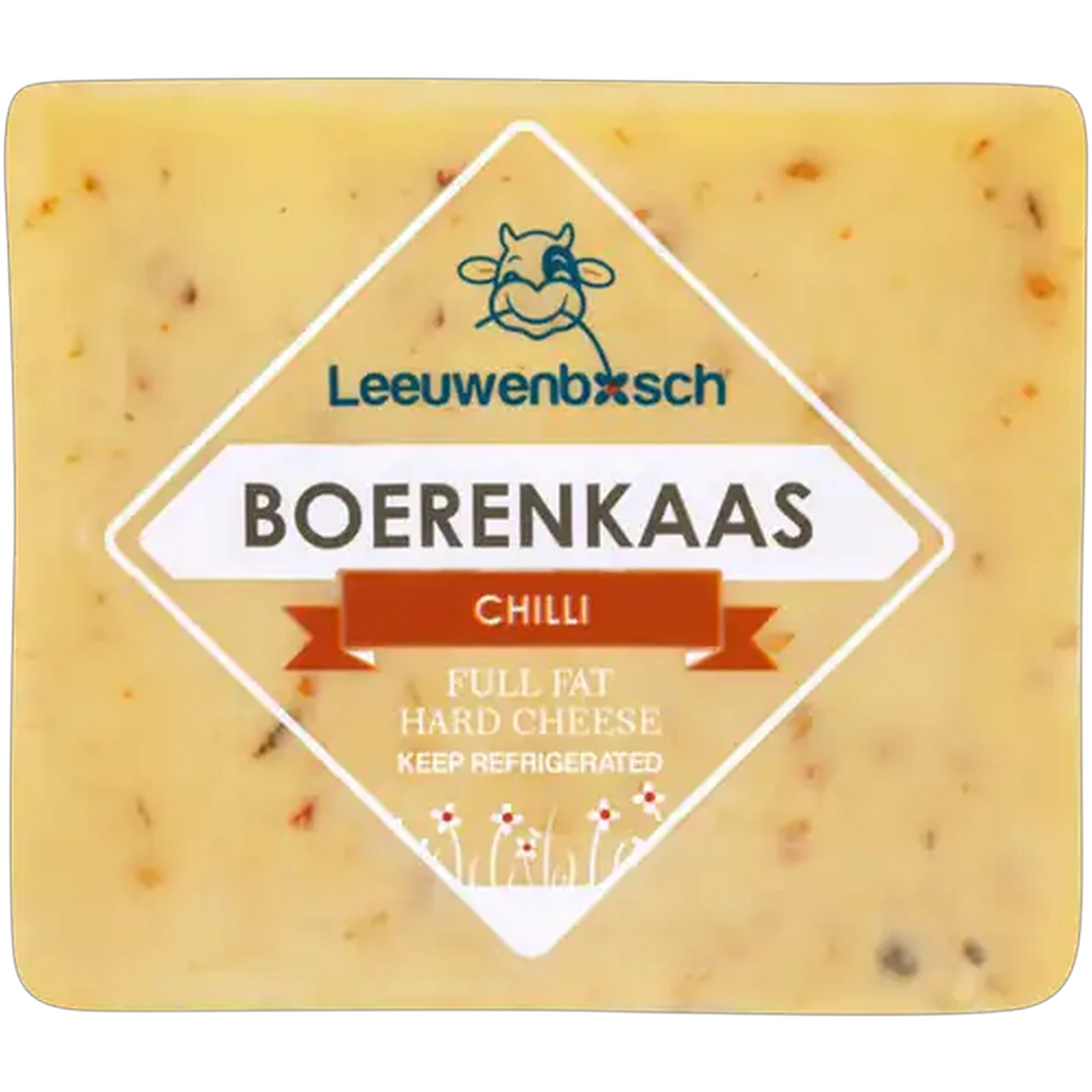 Image of Leeuwenbosch Boerenkaas Full Fat Hard Cheese with Chilli Per KG