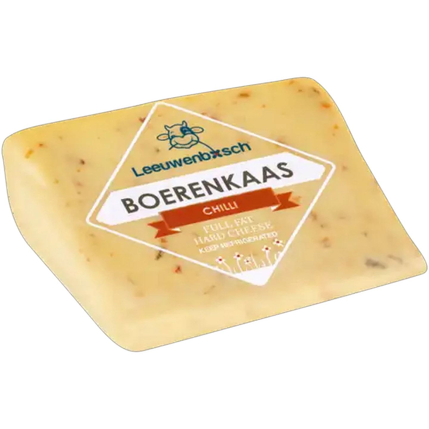 Image of Leeuwenbosch Boerenkaas Full Fat Hard Cheese with Chilli Per KG