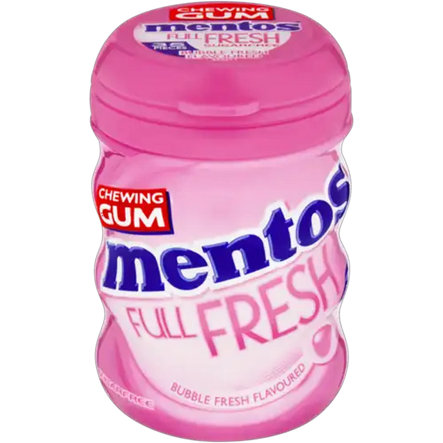Image of Mentos Full Fresh Bubble Fresh Flavoured Sugar Free Chewing Gum 35 Pack