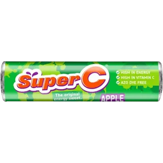 Super C Apple Flavoured Energy Sweet Roll 36.9g