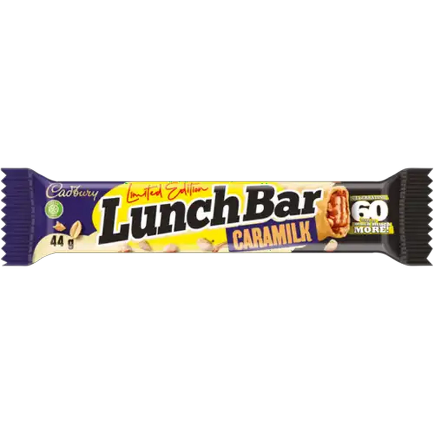 Image of Cadbury Lunch Bar Limited Edition Caramilk Chocolate Bar 44g