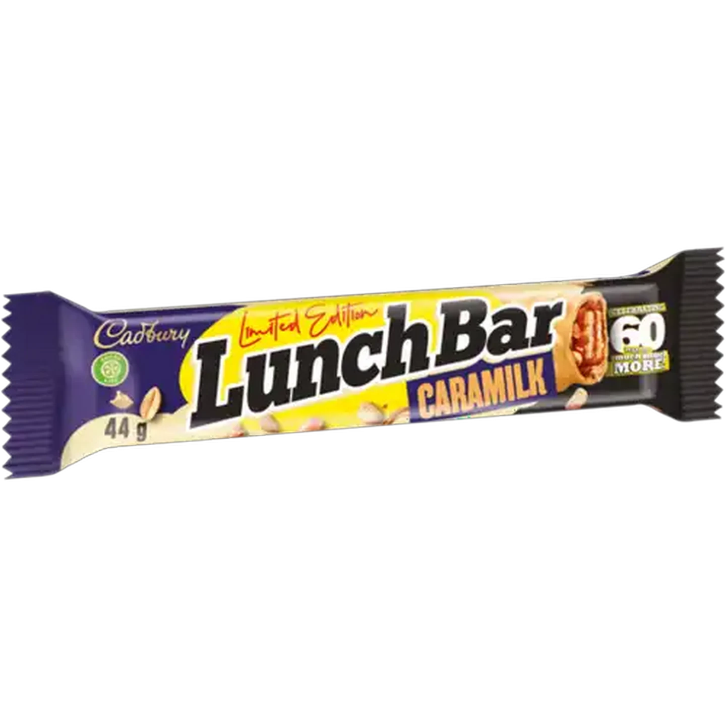 Image of Cadbury Lunch Bar Limited Edition Caramilk Chocolate Bar 44g