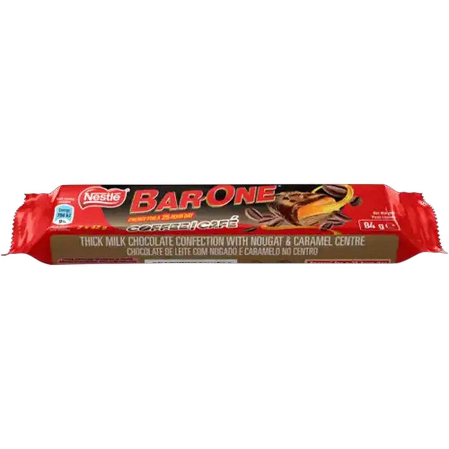 Image of Nestlé Bar-One Coffee/Café Chocolate Bar 84g