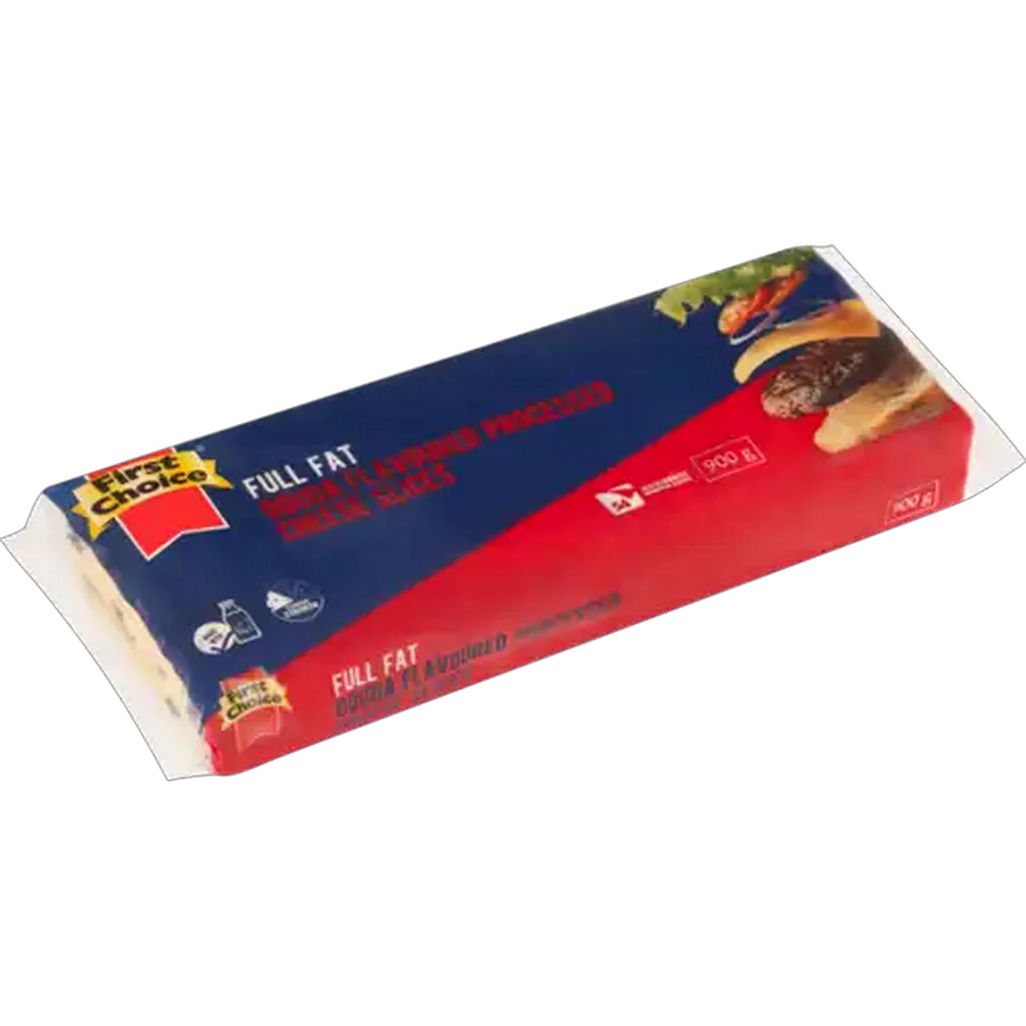 Image of First Choice Gouda Flavoured Full Fat Processed Cheese Slices 54 Pack