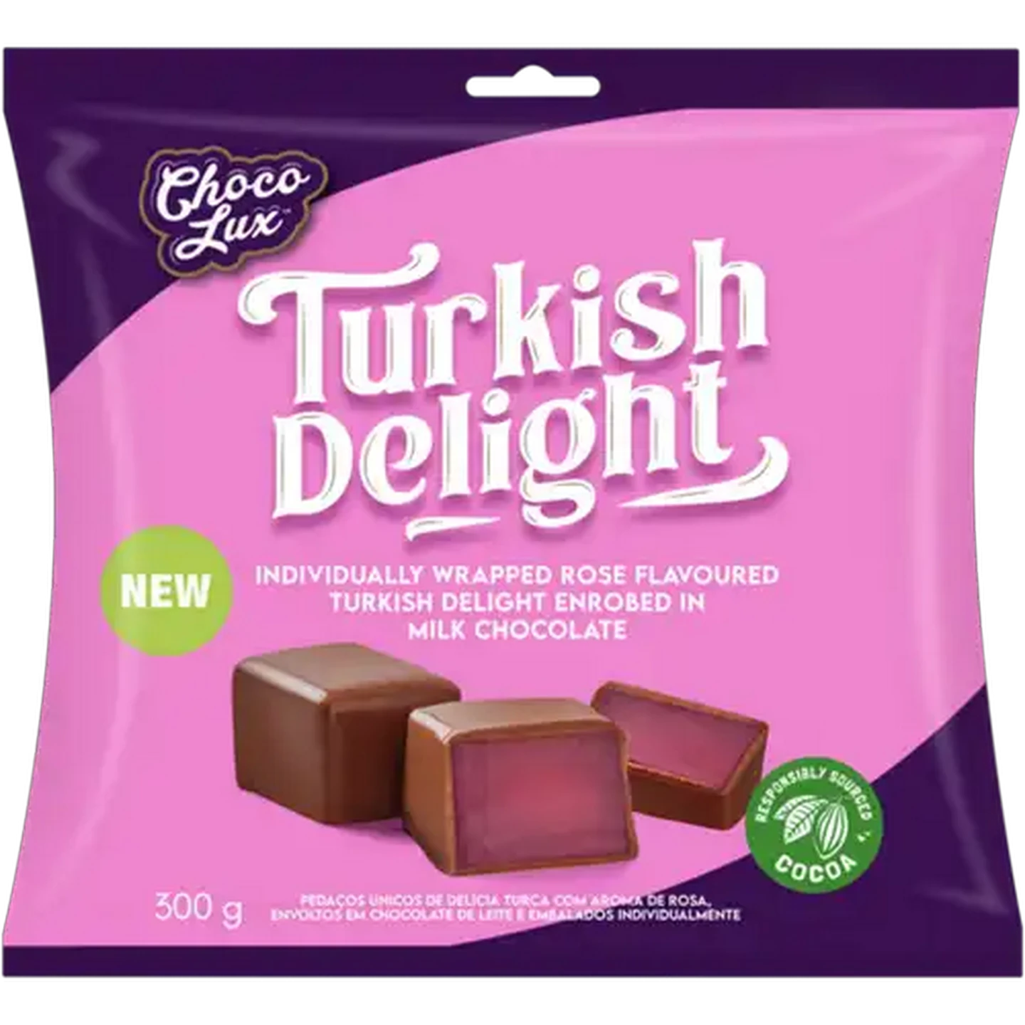 Image of Choco Lux Milk Chocolate Turkish Delight 300g